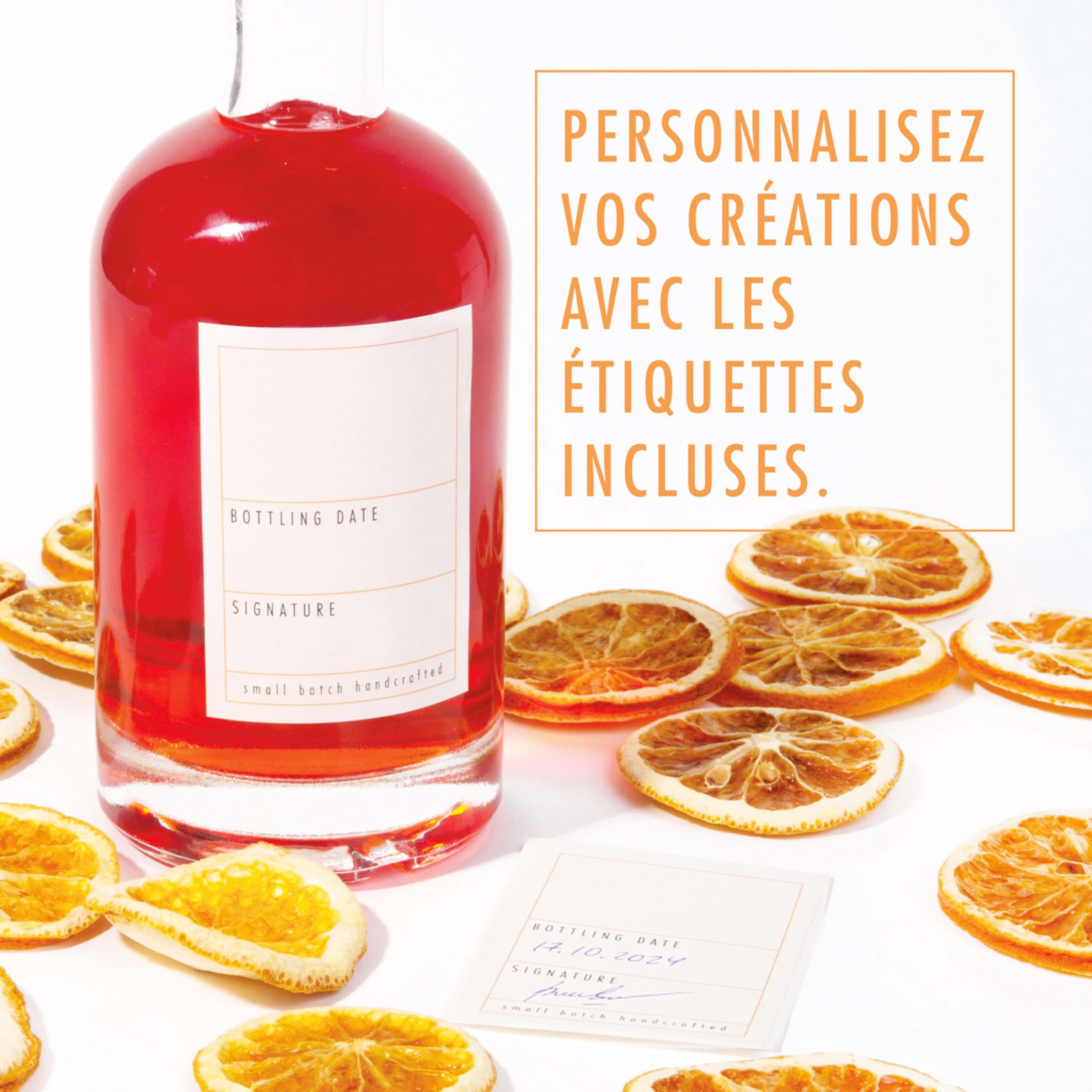 Craftly Kit d'infusion italienne Spritz – Expérience d'apéritif unique à la maison | Kit de cocktail DIY pour apéritivo et spritz