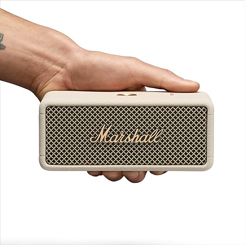 Miniatura 8 de Marshall Emberton III - Altavoz Bluetooth portátil, diseño resistente al agua IP67, sonido estéreo fuerte, graves profundos con tiempo de