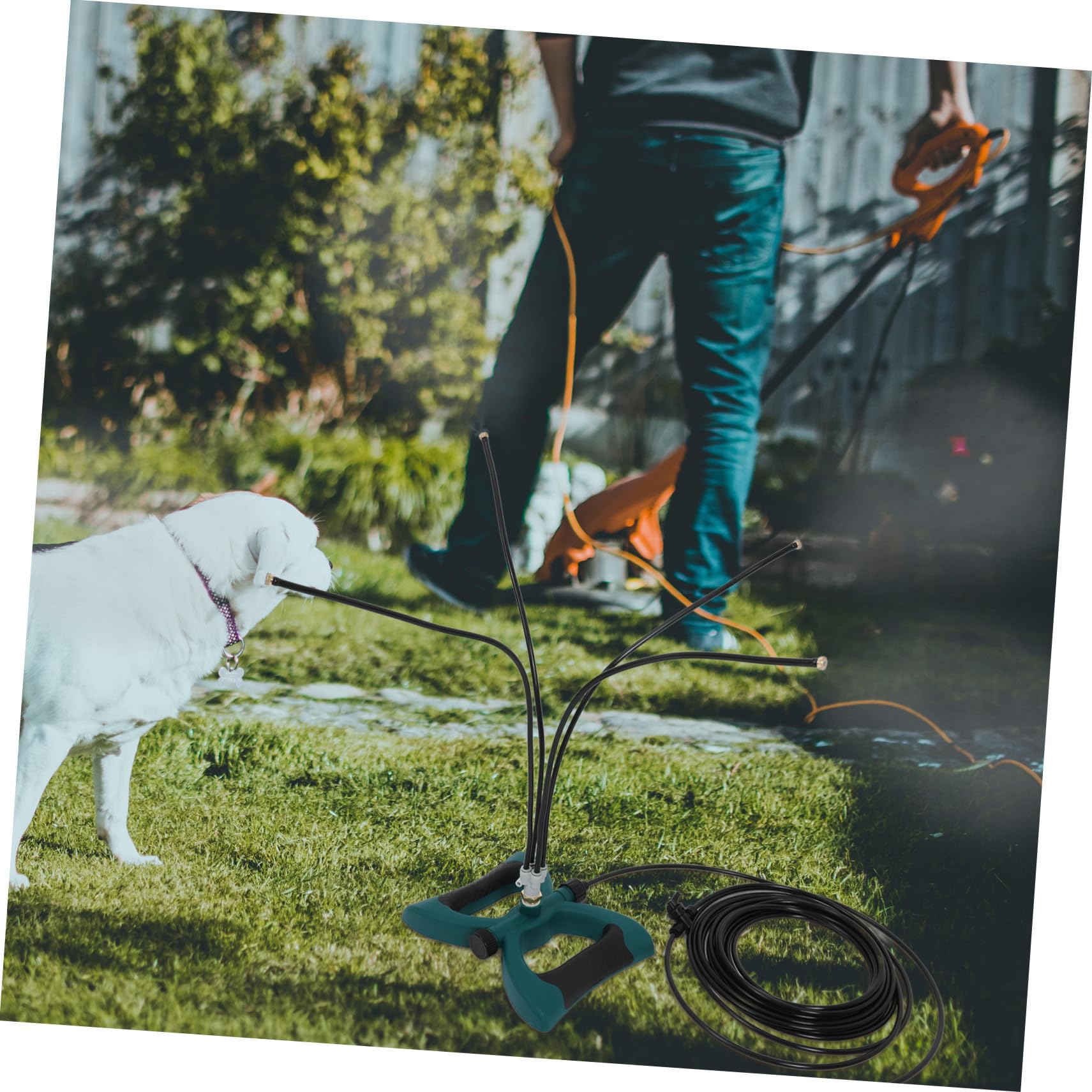UPKOCH Système de Brumisation Extérieur sur Pied pour Jardin, Kit 1 Set