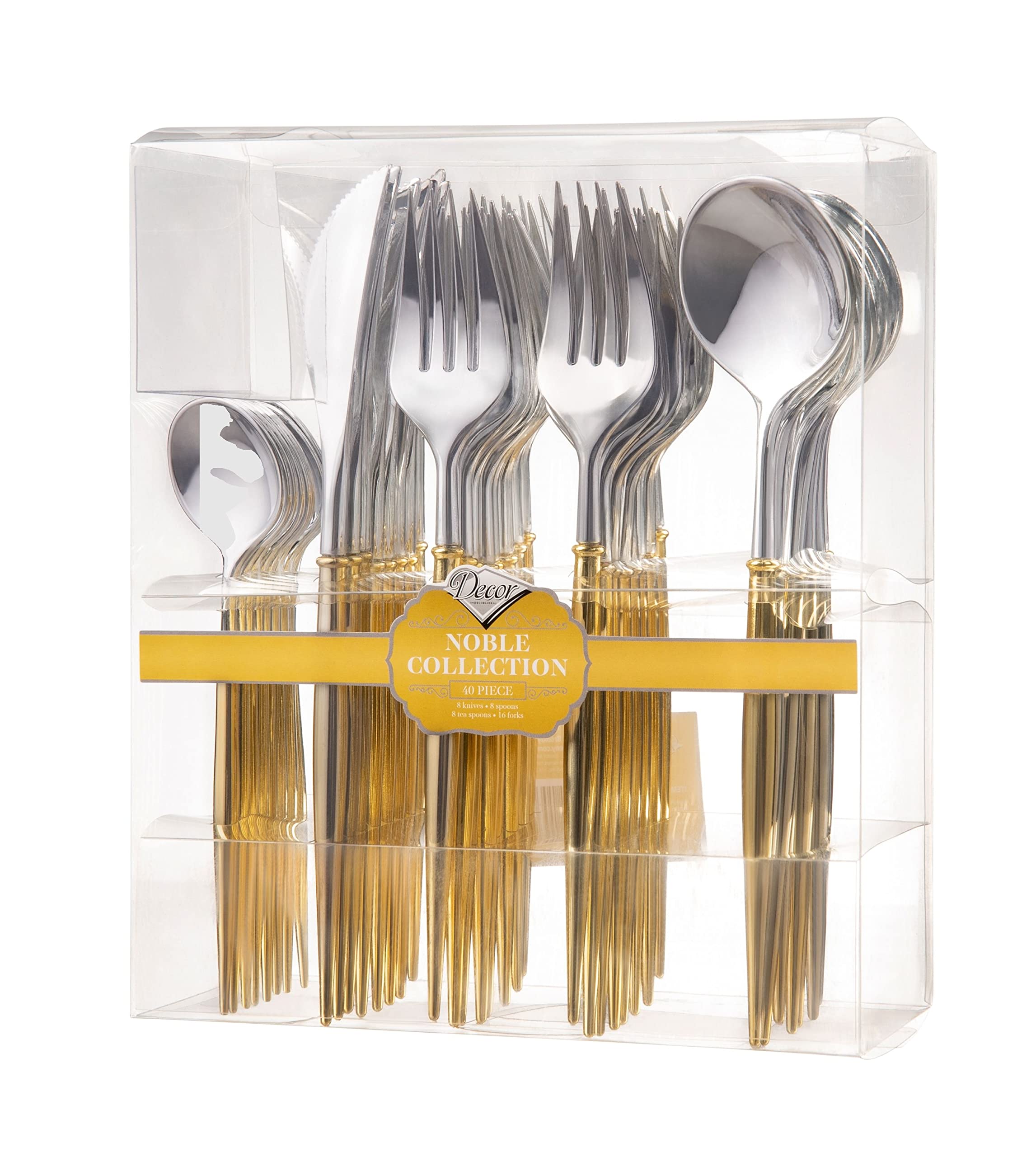 Plastic Vorken Metallic Goud (10st) | Daily Style