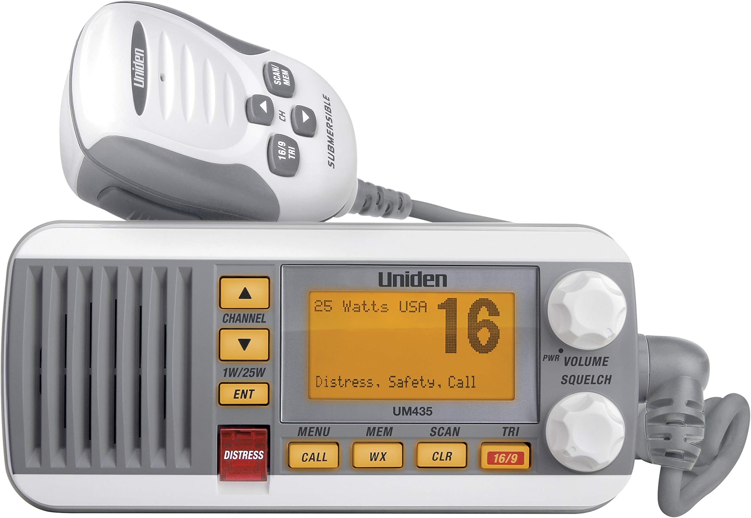 Uniden UM385 25 Watt Fixed Mount Marine Vhf Radio