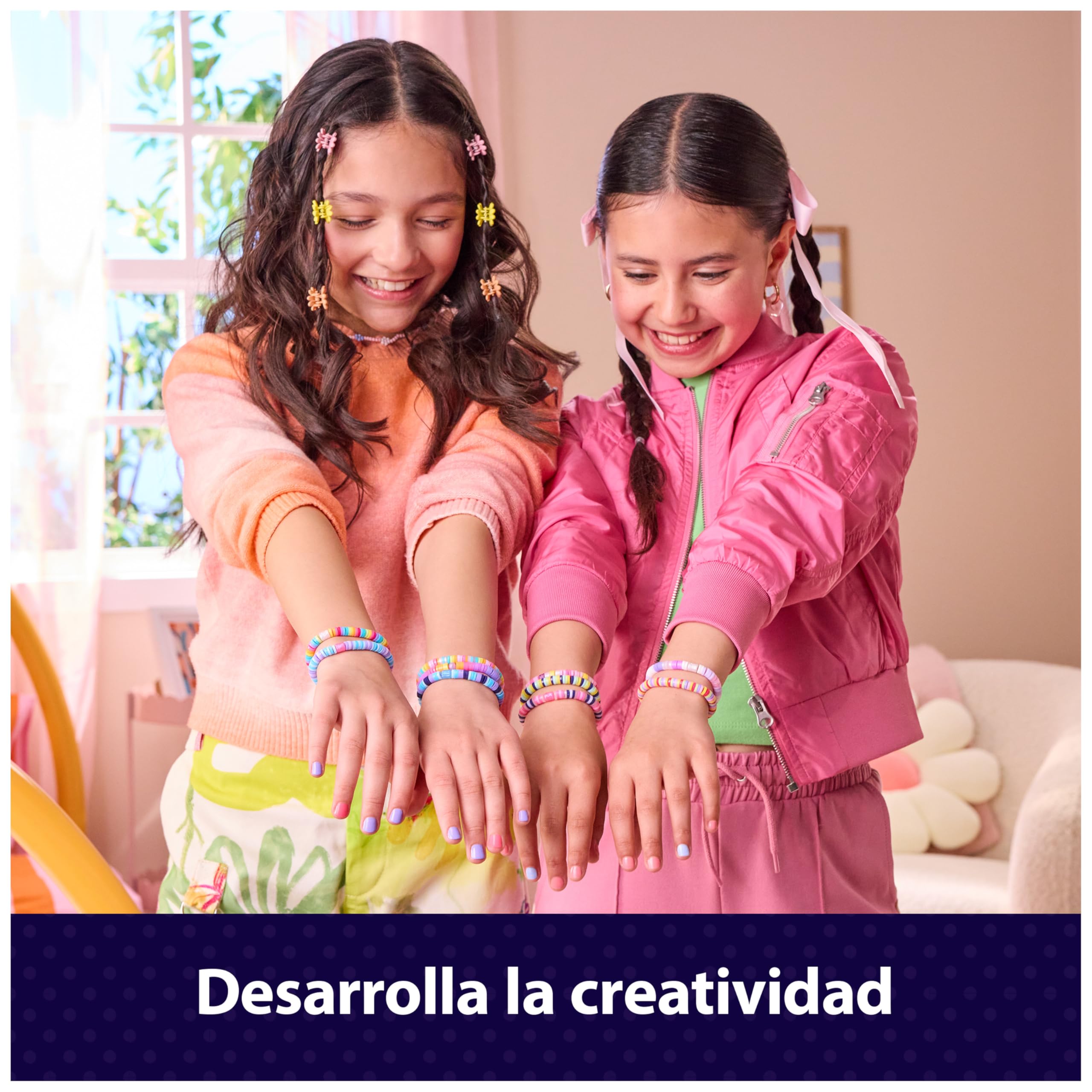 COOL MAKER - ESTUDIO DE PULSERAS HEISHI - Kit para Hacer Pulseras con Bolígrafo de Cuentas, Taller de Cierre Automático y +1200 Cuentas - 6072592 - Cuentas para Pulseras - Juguetes Niñas 7 Años +