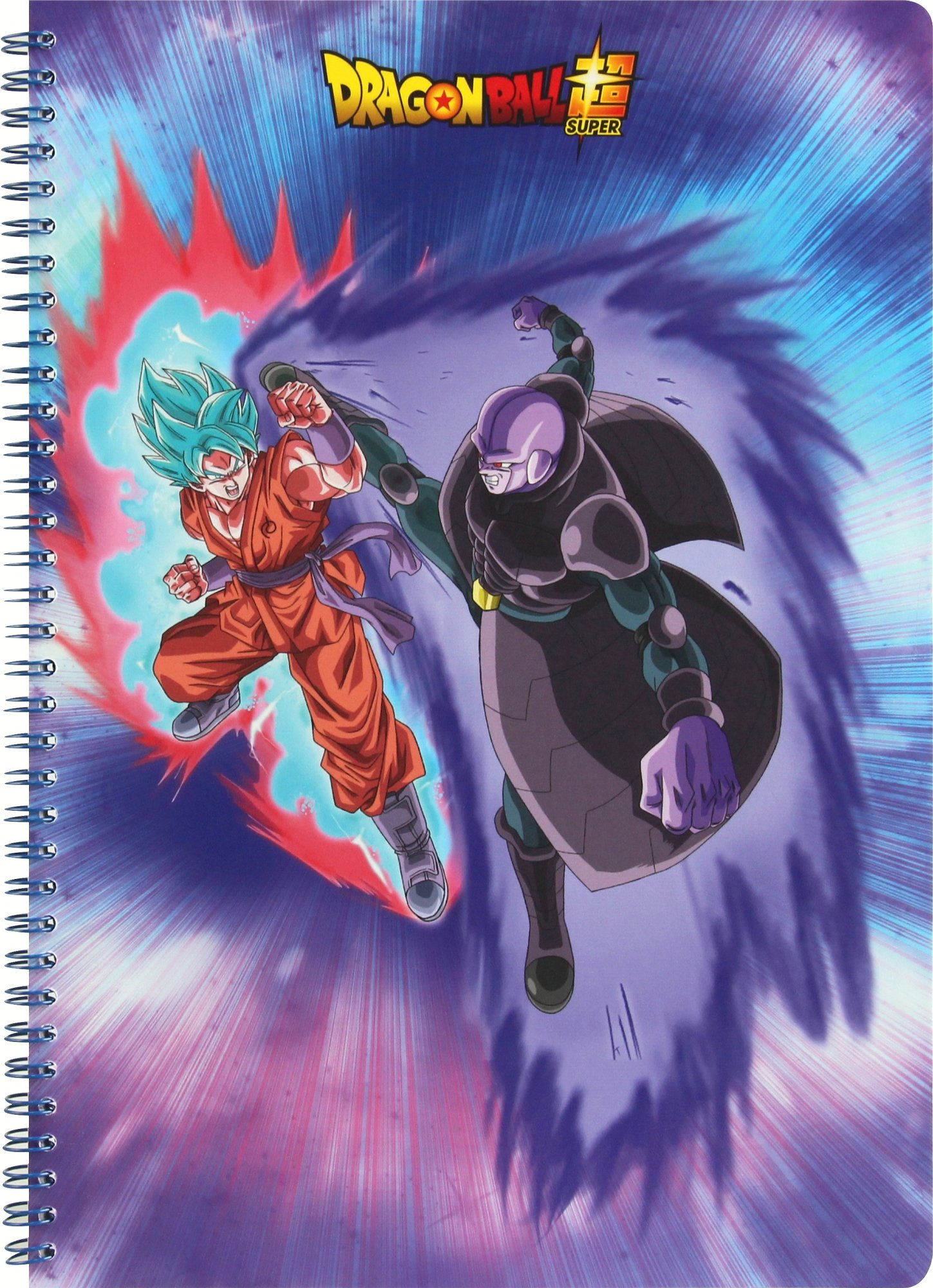 Clairefontaine 812773C - Un Cahier à Spirale visuel "Dragon Ball Super" - A4 21x29,7 cm - 240 Pages Lignées papier Blanc 90g avec 3 intercalaires, 4 visuels, livraison aléatoire