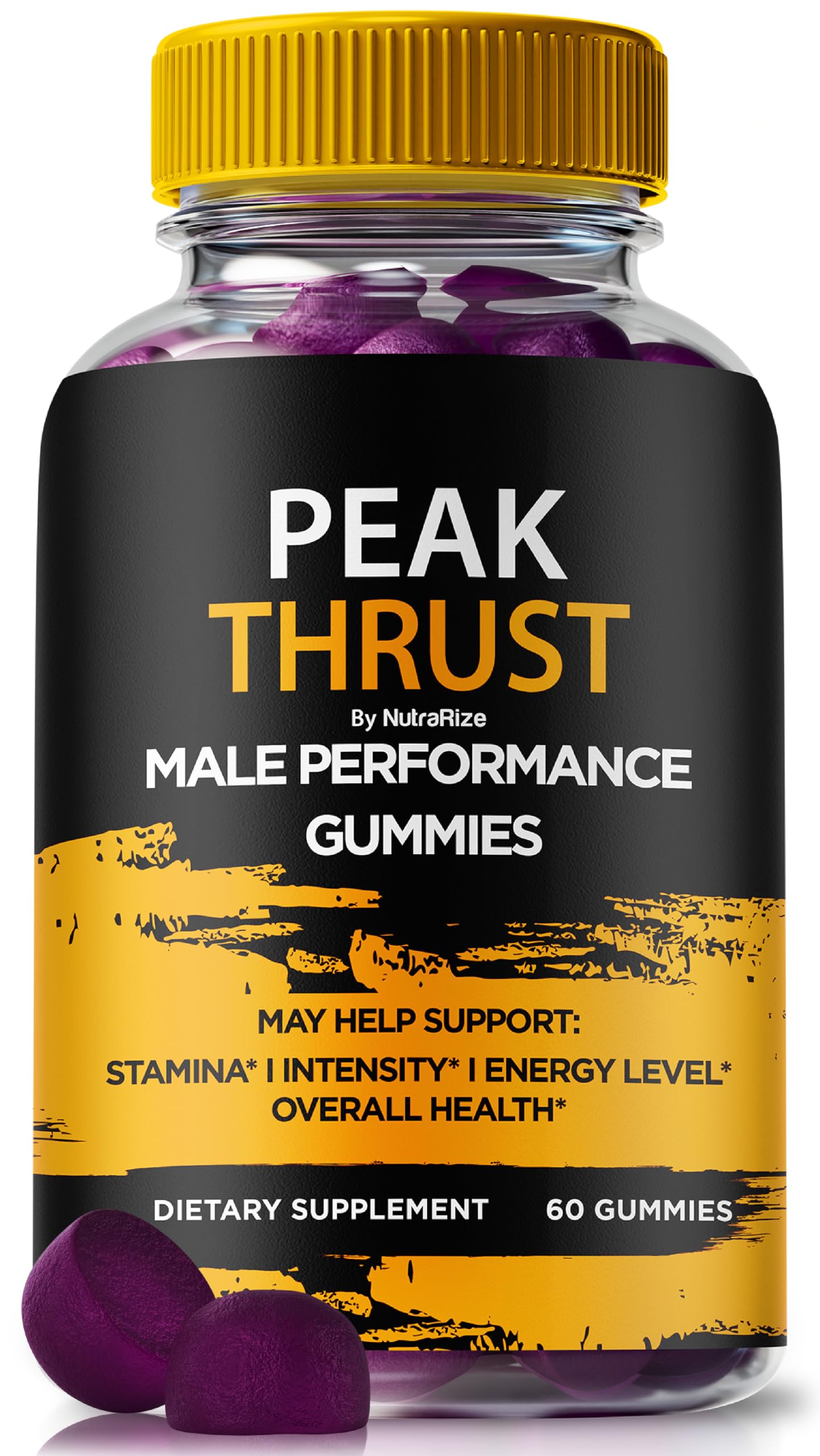 Peak Thrust Gummies for Men, Official PeakThrust Gummies, Peak Thrust Male Gummy, Premium Formula for Lasting Energy, Stamina and Peak Performance, Peak Thrust ME Gomitas Review (60 Gummies)