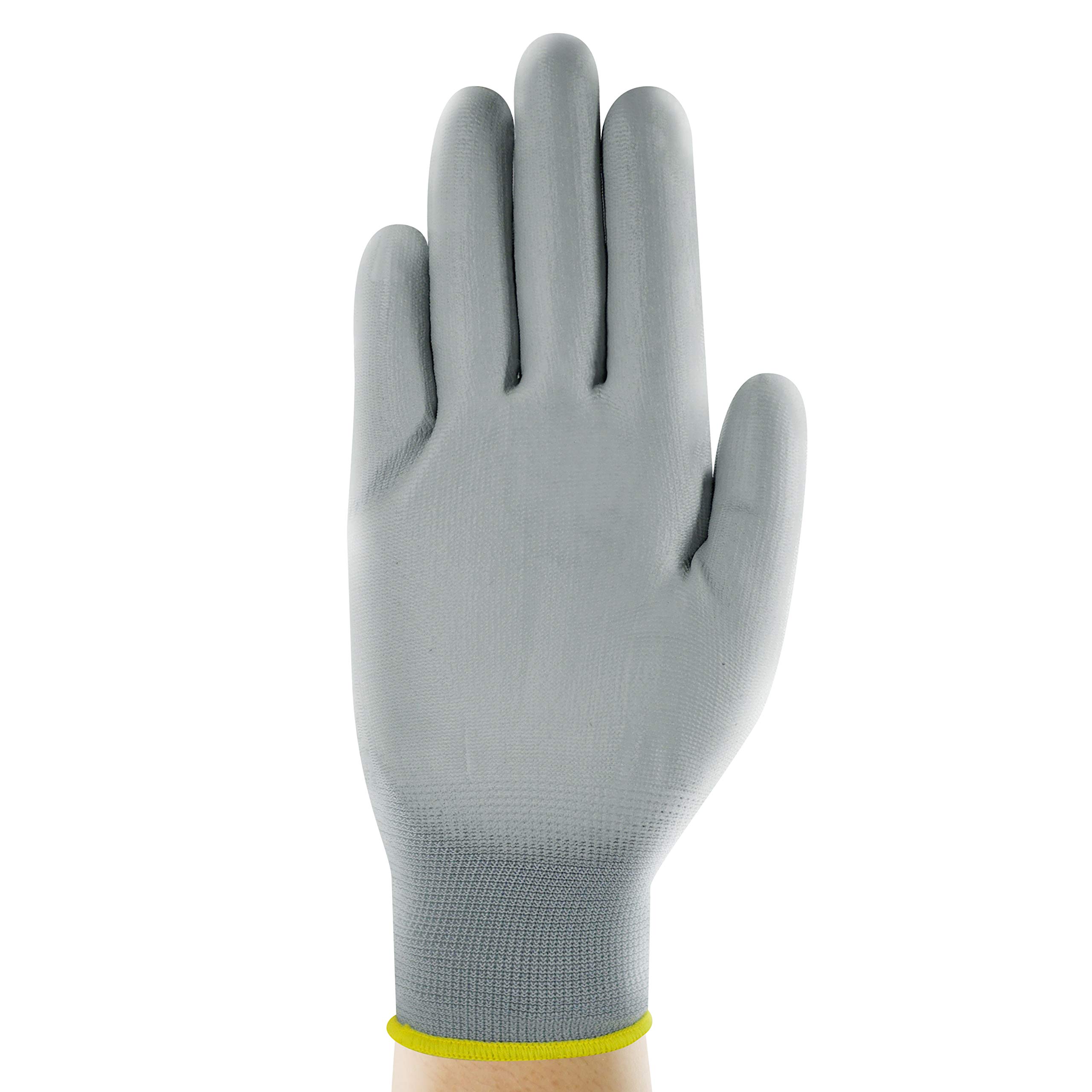 Ansell Edge 48-129 Guantes de trabajo para hombres y mujeres, guantes multiusos para bricolaje, mejoras en el hogar y aplicaciones mecánicas, gris, tamaño 11 (12 pares)