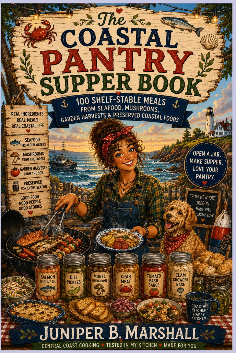 The Coastal Pantry Supper Book: 100 Shelf-Stable Meals from Seafood, Mushrooms, Garden Harvests, and Preserved Coastal Foods (Homesteading Harvest)