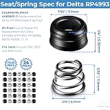 Replacement for Delta RP4993 Seats and Springs, 24 Pack image 2