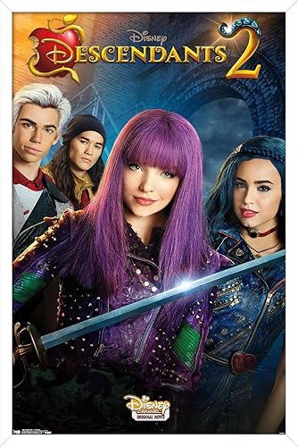 Vista 63 de Trends International Disney Descendants 2 - Póster de pared de una hoja, 22.375 x 34 pulgadas, versión sin marco