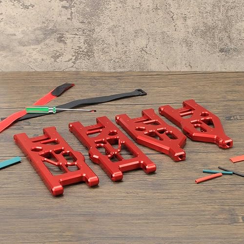 Miniatura 6 de RCAWD Brazos de suspensión para 15 ARRMA Kraton 8S & Roller, Outcast 8S y piezas de actualización de rodillo, parte delantera y trasera inferior