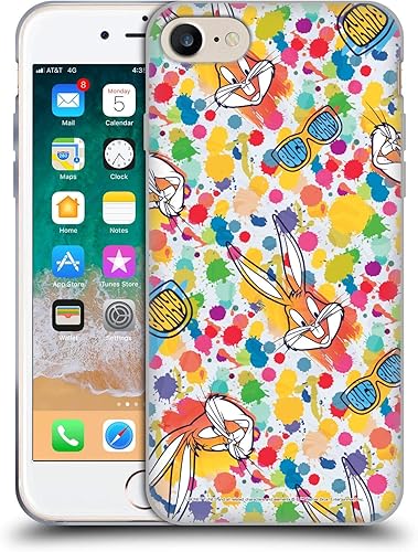 Miniatura 172 de Head Case Designs Funda de gel suave con licencia oficial de Looney Tunes Retro Bugs Bunny compatible con Apple iPhone 11 Pro Max Retro,Blanco y