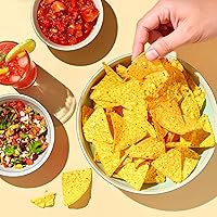 Vista 5 de Late July Chips de tortilla de maíz orgánico con sal marina, bolsa de 14.75 onzas