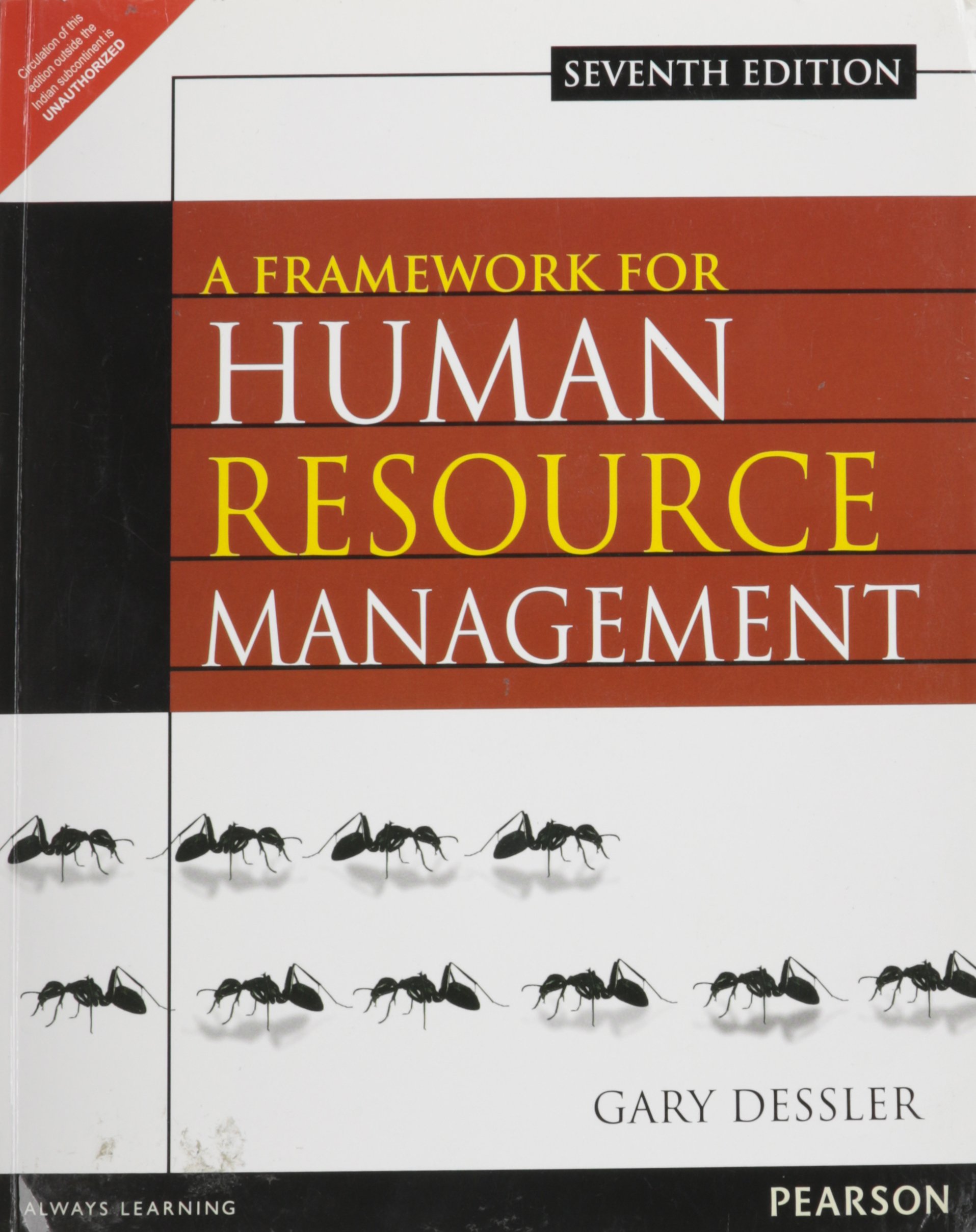 Buy FRAMEWORK FOR HUMAN RESOURCE MANAGEMENT, 7TH EDN Book Online