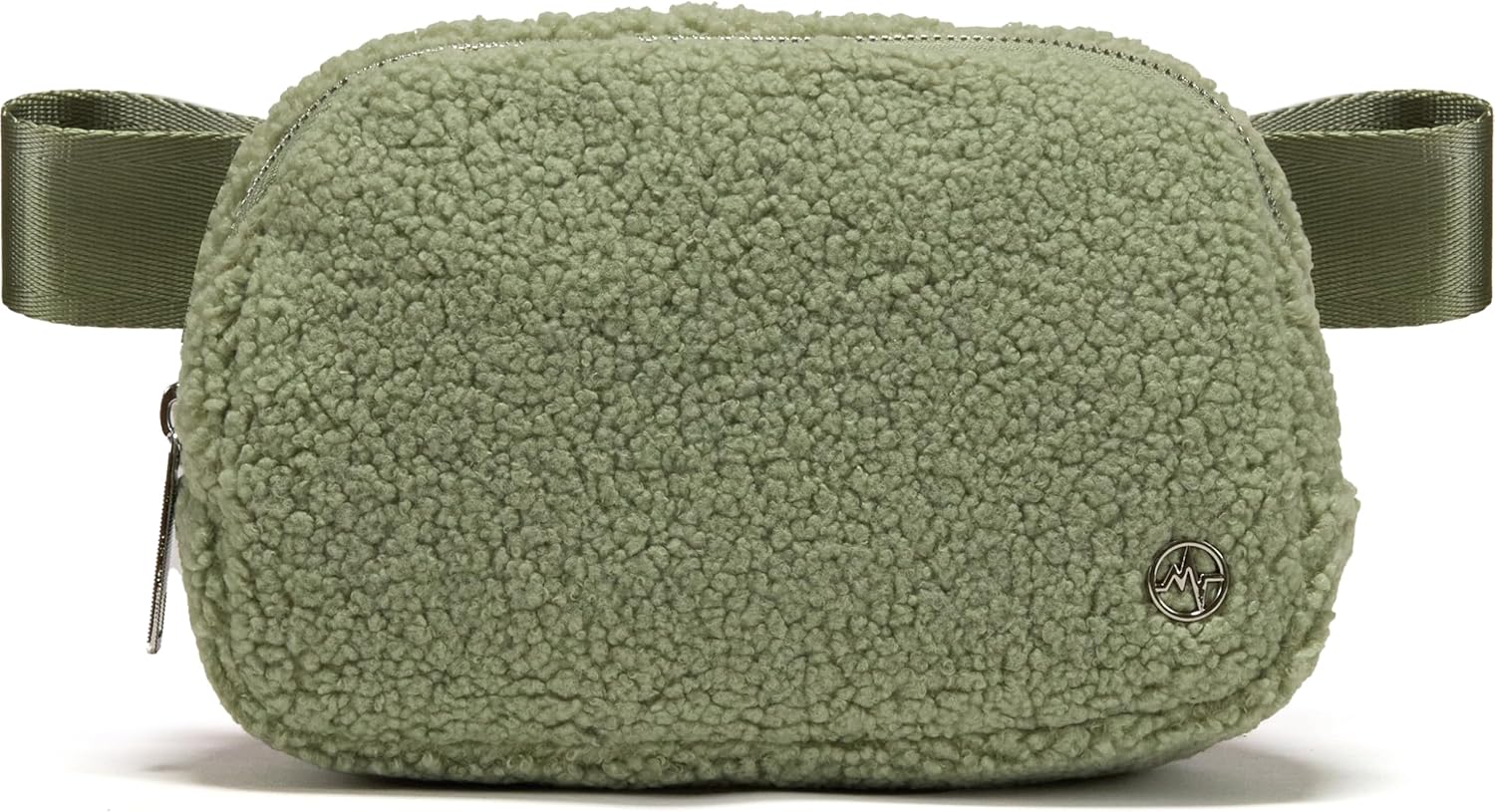 Pander Fanny pack Everywhere Fleece Belt Bag for Women and Men with Adjustable strap Belt, 1L. (Grey Sage)