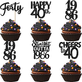 1984年直出生日派对胶囊装饰旗子 - 40岁生日庆祝用品