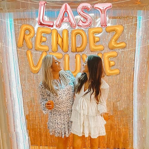 Miniatura 5 de Decoraciones de despedida de soltera de vino, decoraciones de última cita, globos de aluminio para despedida de soltera, globo de aluminio de