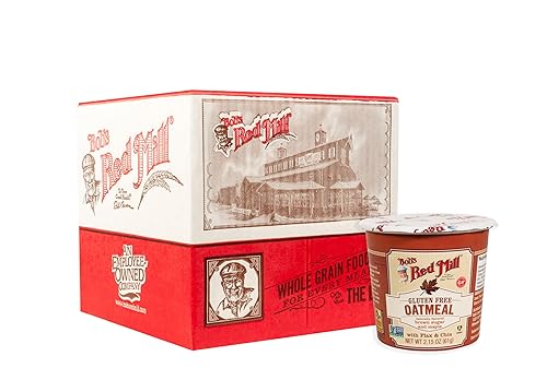 Bob's Red Mill - Taza de avena sin gluten, azúcar morena de arce, 2.15 onzas (paquete de 8)