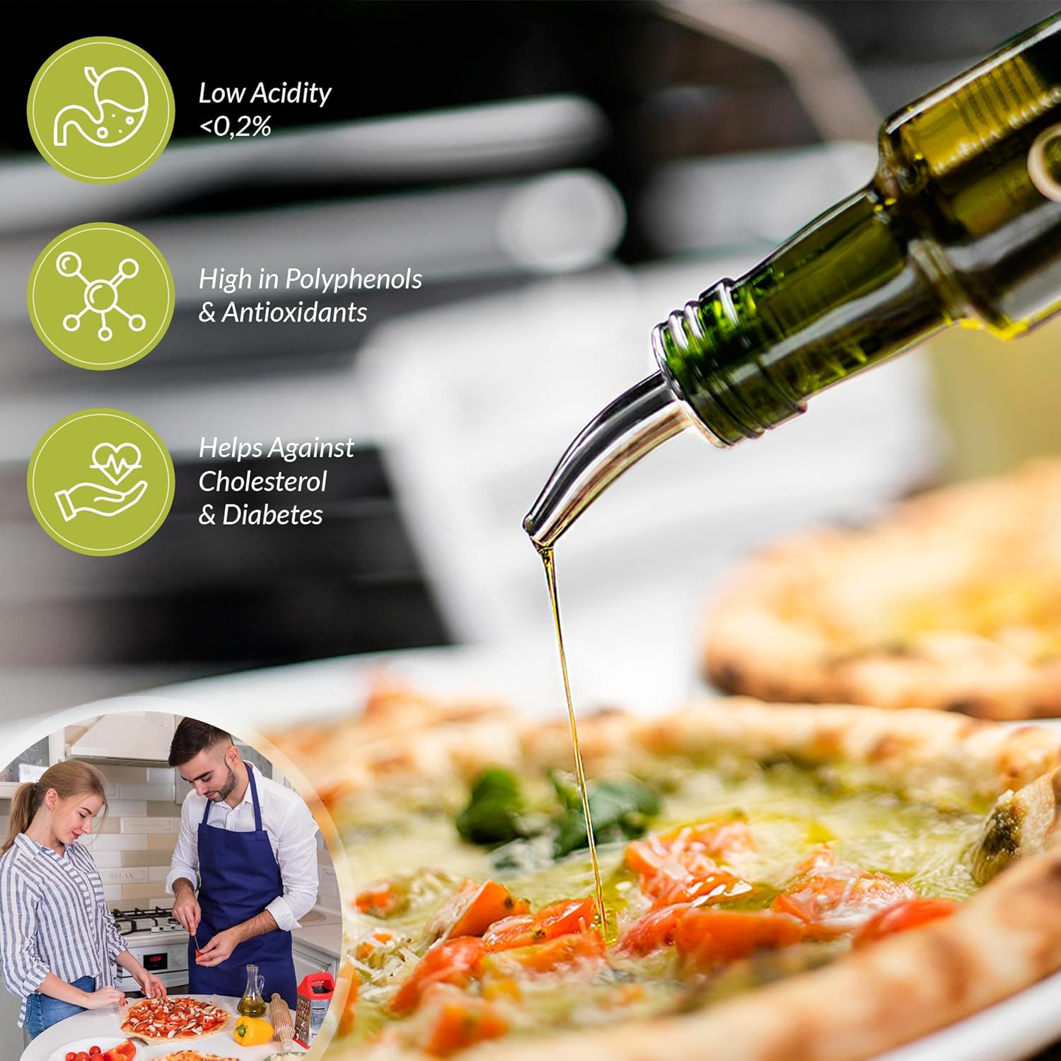 Alonso, Extra Virgin Olive Oil, Chile, 2025 Harvest, High Polyphenols 607 mg/kg, Single Source, Family Farm, 500ml (16.9 FL) (Koroneiki)