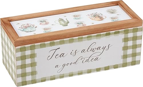 Miniatura 1 de Primitives by Kathy Caja de té decorativa el té siempre es una buena idea