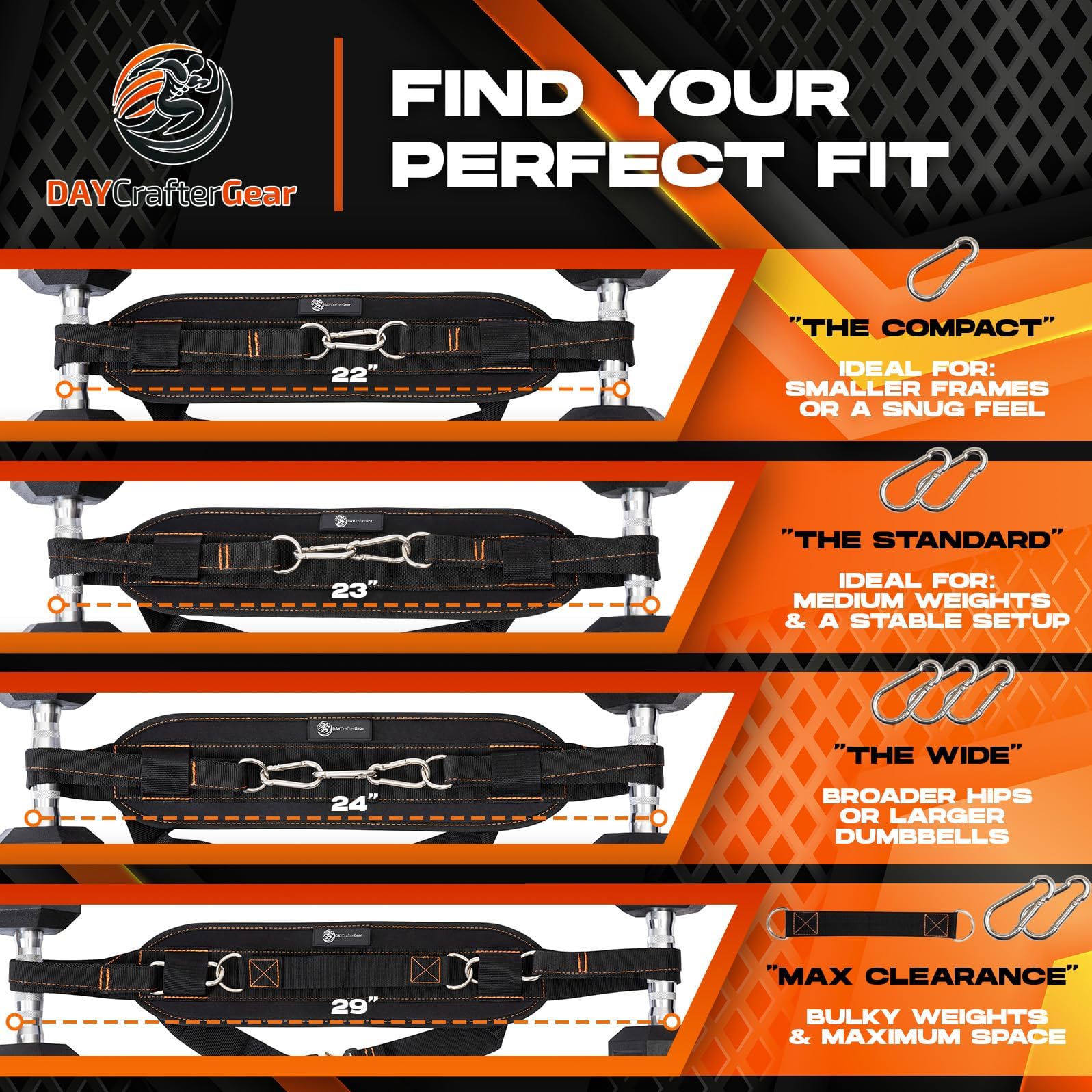 Hip Thrust Belt for Weights, Hantells & Kettlebells - Heavy Duty Glute Workout Equipment for Plates up to 136.1 kg, with bonus straps for Dips & Squat Belt for Home & Gym