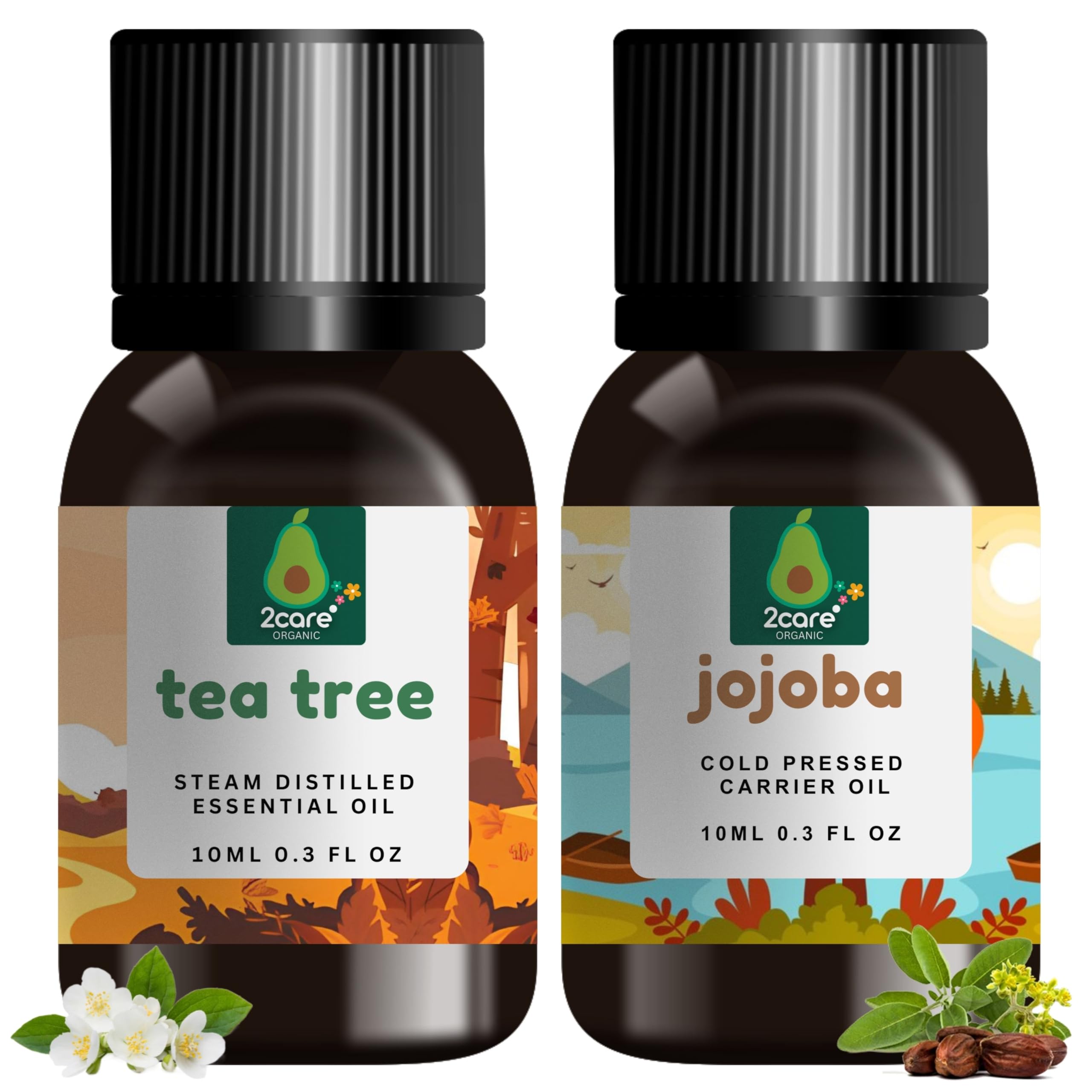 2care Tea Tree oil & Jojoba oil Combo (pack of 2) (B08NH7JLRL) Amazon Price History, Amazon Price Tracker