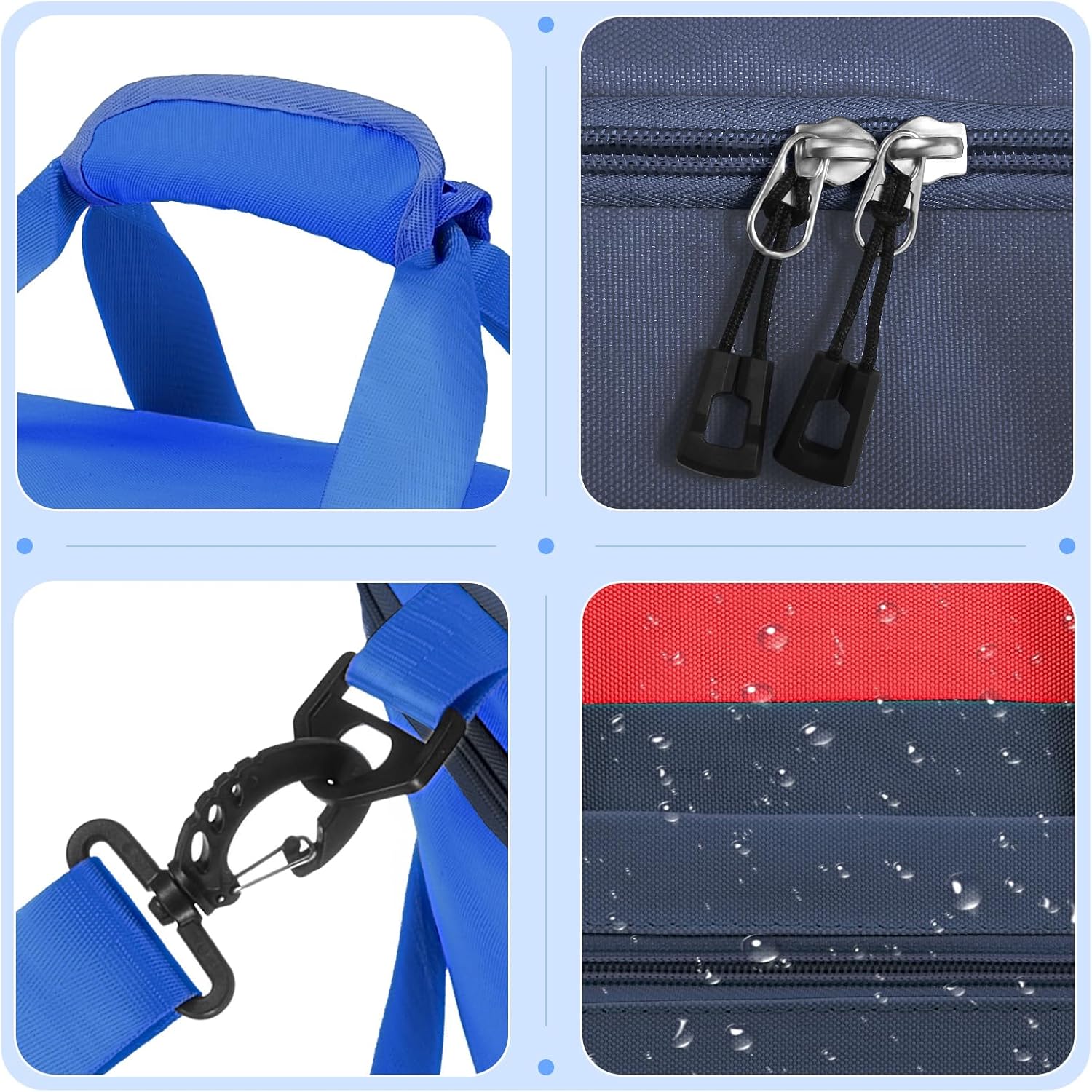 Woomada Kids Travel Duffle Bag With Shoe Compartment & Wet Pocket Perfect For School, Sports, Overnight Trips(blue)