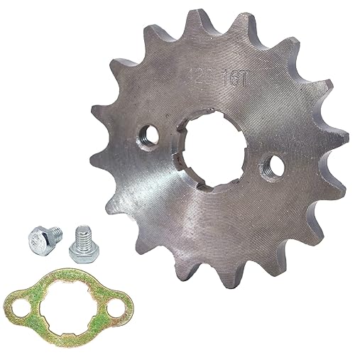 Vista 15 de Piñón delantero para motocicleta de 420-18T-0.787 in compatible con 50cc 70cc 90cc 110cc 125cc 140cc 160cc Dirt Pit Bike Mini Bike ATV Quad Wheeler