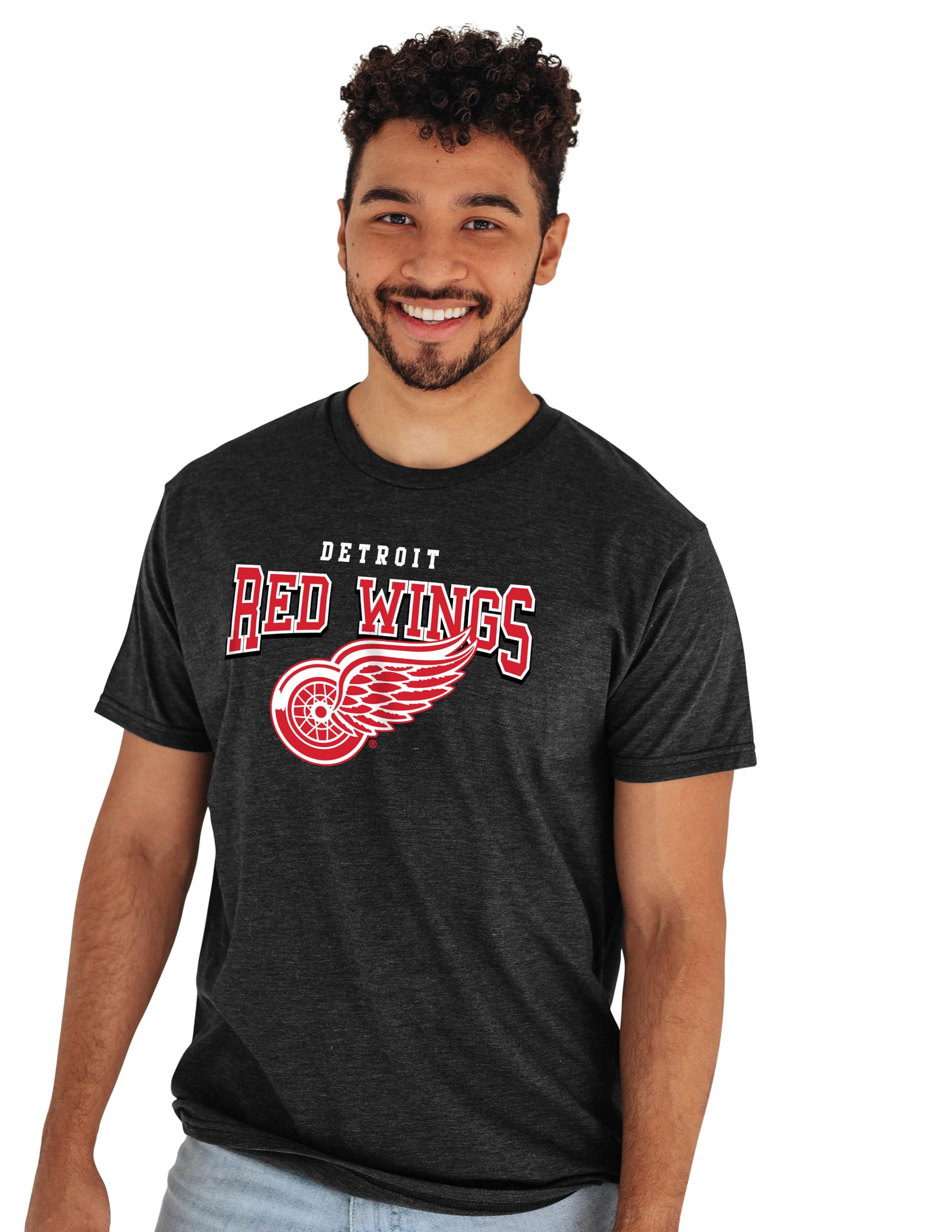 Blue 84 NHL Officially Licensed T-Shirt Heathered Black