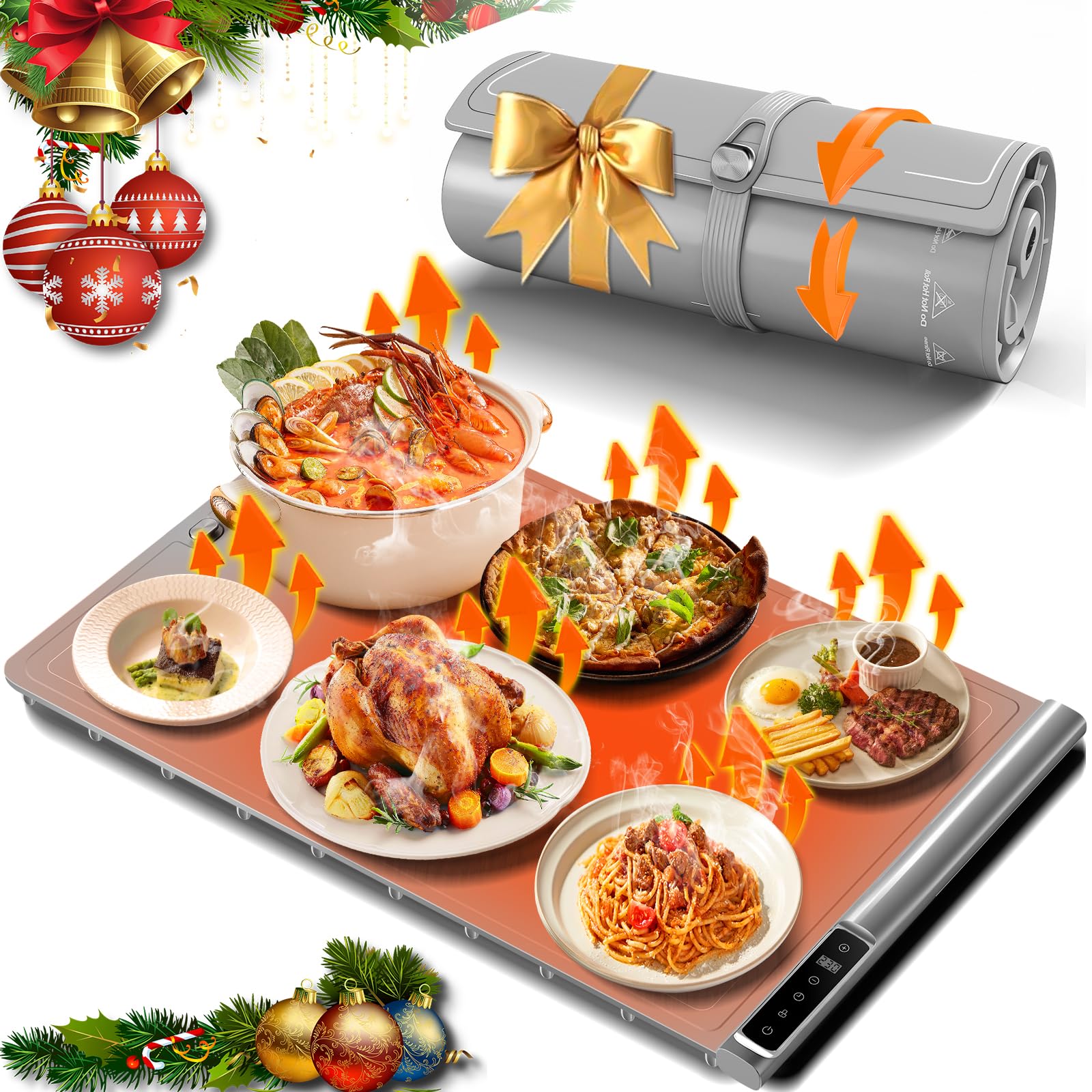 Amazon.com: Food Warming Mat | Max Temp 248℉,Electric Warming Tray