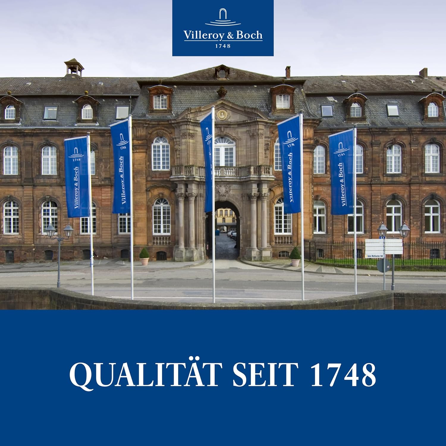 Villeroy & Boch NewWave Café Coffee Mug King Fisher, 300 ml, Height: 11 cm, Premium Porcelain, Blue/Multicolour