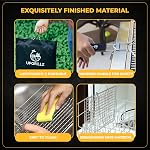 UPGRILLZ Fish Grill Baskets for Outdoor Grill Vegetables, Fish Grilling rack for Grill, BBQ Grilling Basket, Stainless steel Grill Basket for Veggies, shrimp Includes 50 skewers, Silicon Brush, and Carry Bag