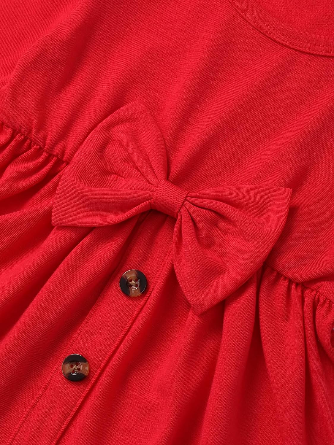 Toddler Little Girls Valentine's Day St.Patrick's Day Easter Outfit Long Sleeve Tops Bell Bottom Pants Set Outfits - Image 5