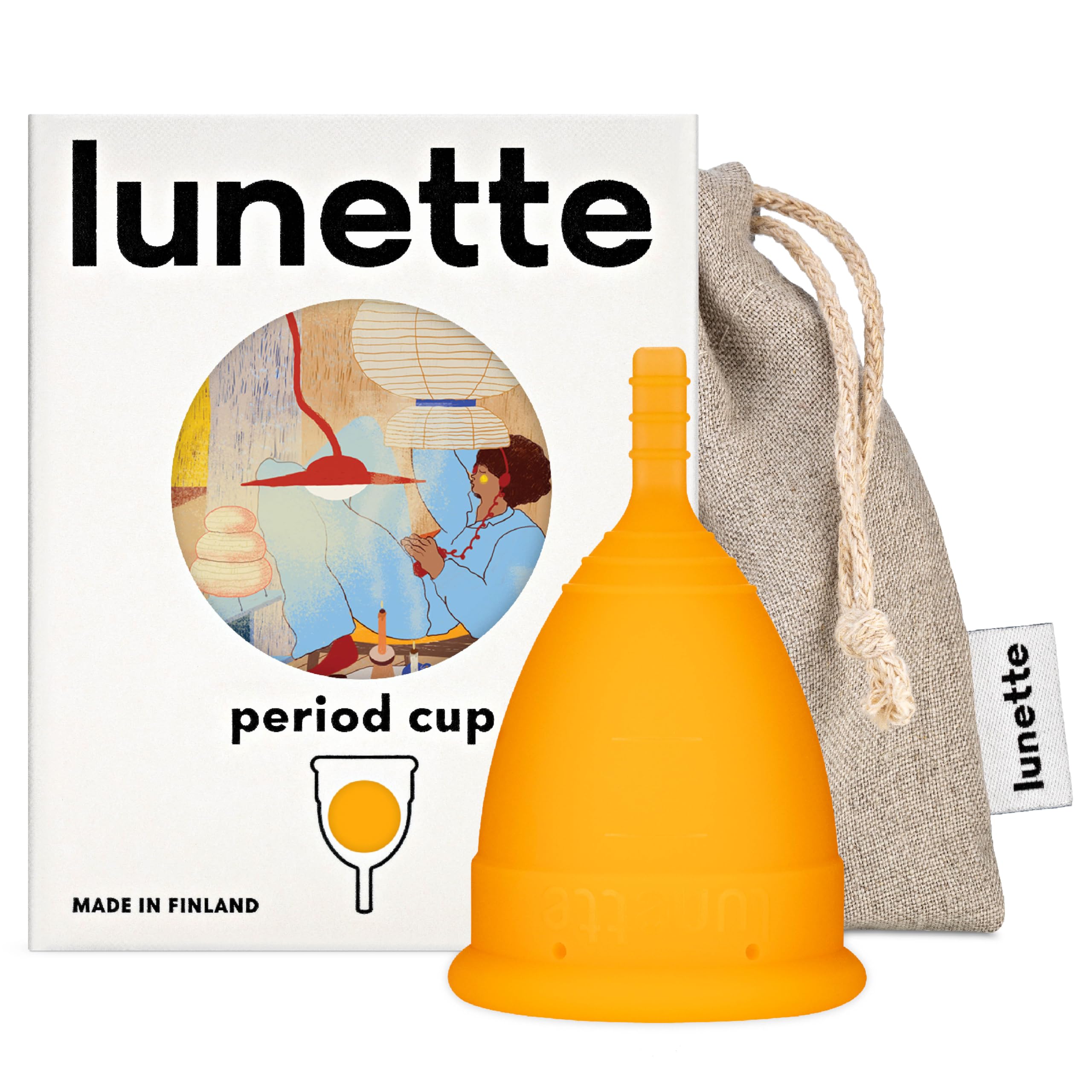 Lunette Menstrual Cup - Reusable Period Cup – Medical-Grade Silicone