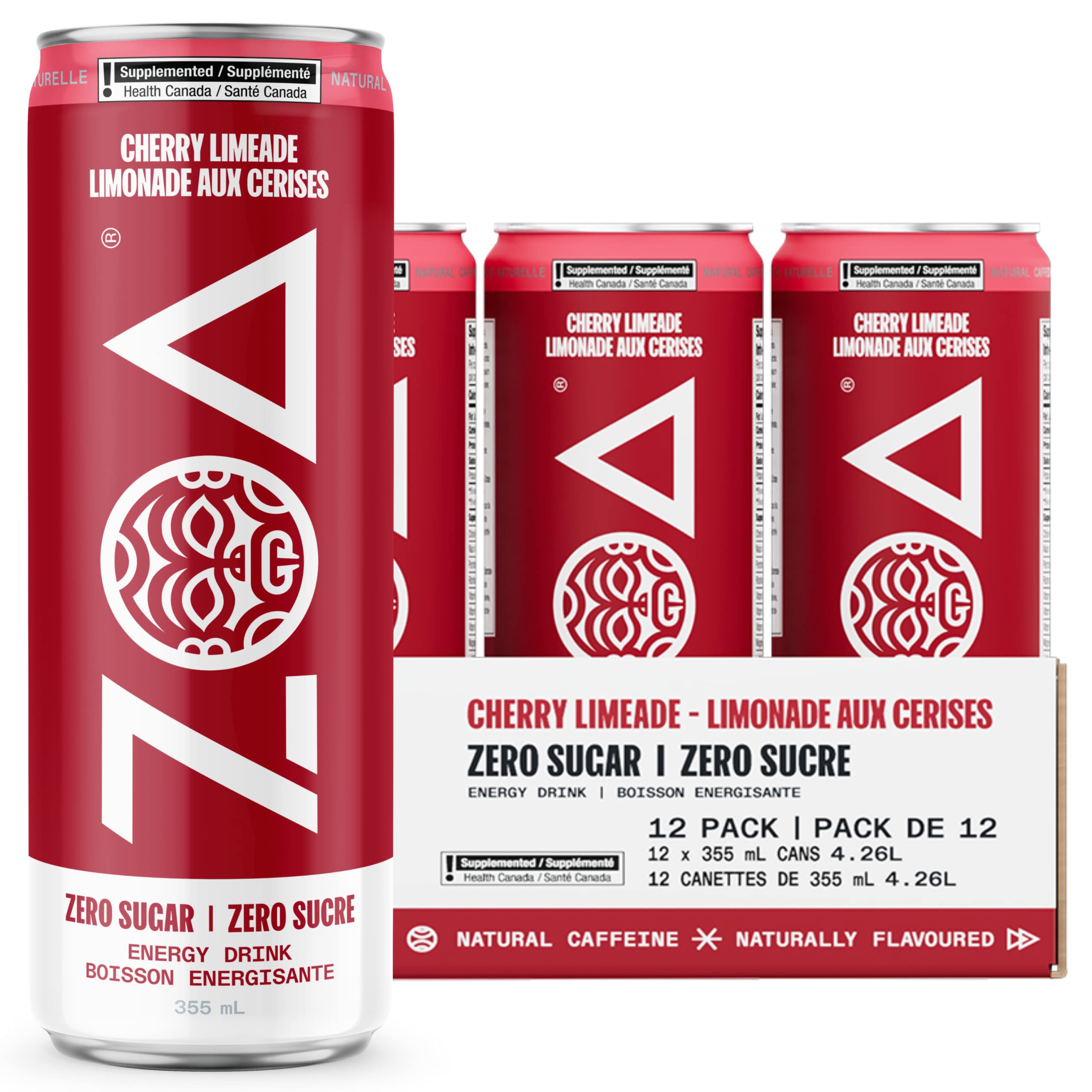 ZOA 　　　　　　　　　　　　　　　　　Z.O.A ZOA Zero Sugar Energy Drinks, Cherry Limeade