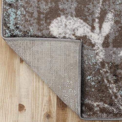 Miniatura 32 de Superior Alfombra interior con respaldo de yute, perfecta para entrada, oficina, sala de estar/comedor, dormitorio, cocina, piso, decoración moderna