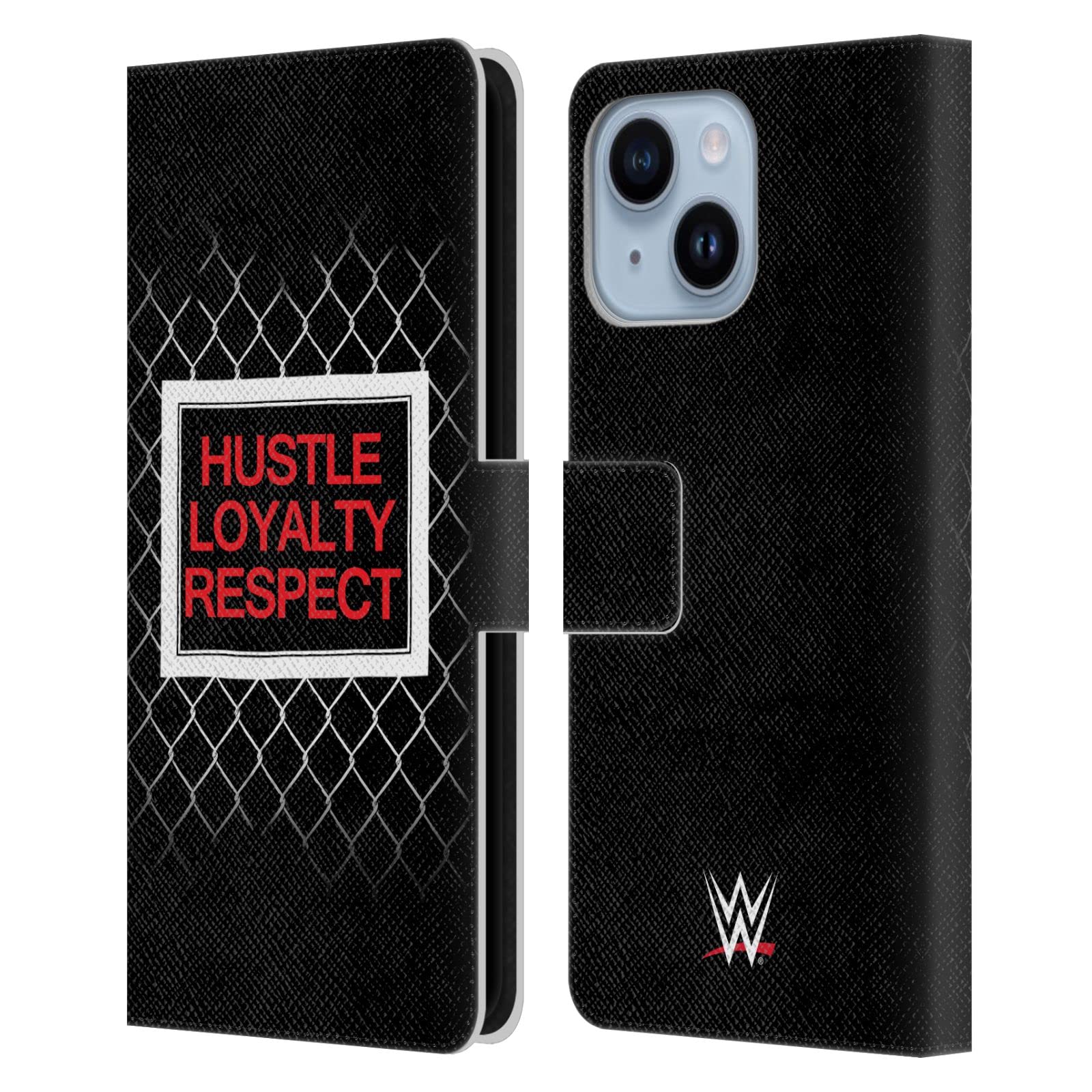 Étui WWE John Cena pour iPhone 14 Plus Head Case Designs Housse Portefeuille en Cuir