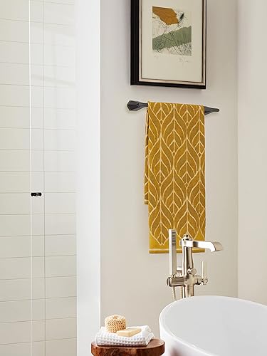 Vista 159 de Amerock BH36043CZ Toallero de bronce champán Toallero de 18 pulgadas (17.992 in) San Vicente Toallero de baño Accesorios de baño