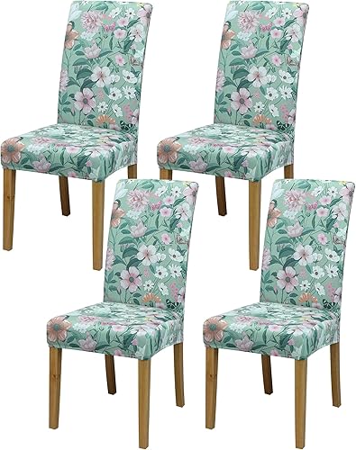 Miniatura 113 de Fundas para sillas de comedor, juego de 2 fundas para sillas de comedor o cocina, lavables, protectoras, para sillas Parsons, para el hogar