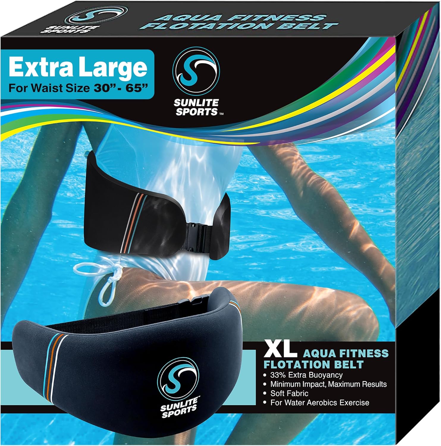 Sunlite Sports AquaFitness Deluxe Flotation Swimming...