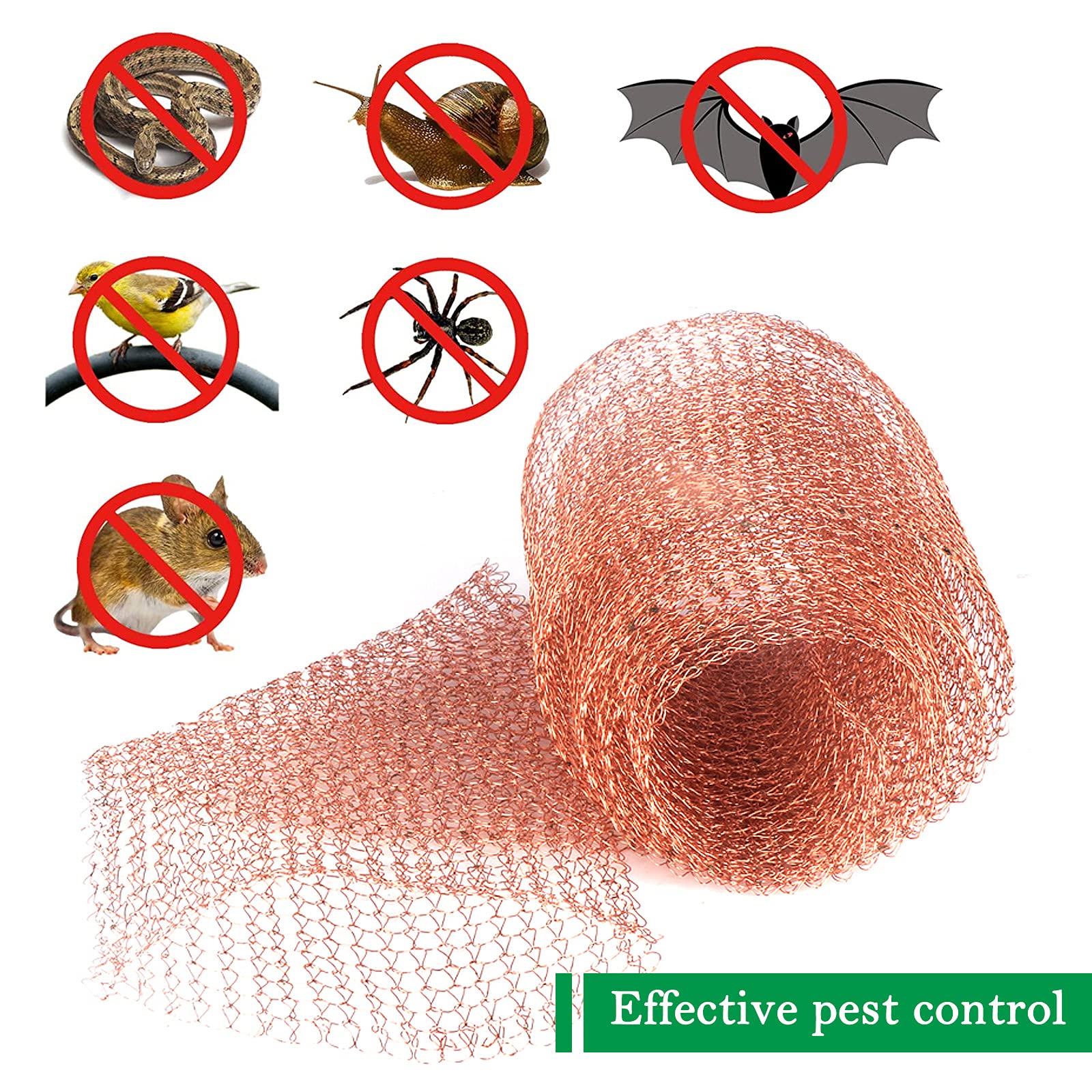 Filet En Cuivre Contre Les Escargots 127 Mm X 12 M, Maille En Cuivre Protection Contre Les Escargots Protection Des Plantes Avec Ciseaux 98974936