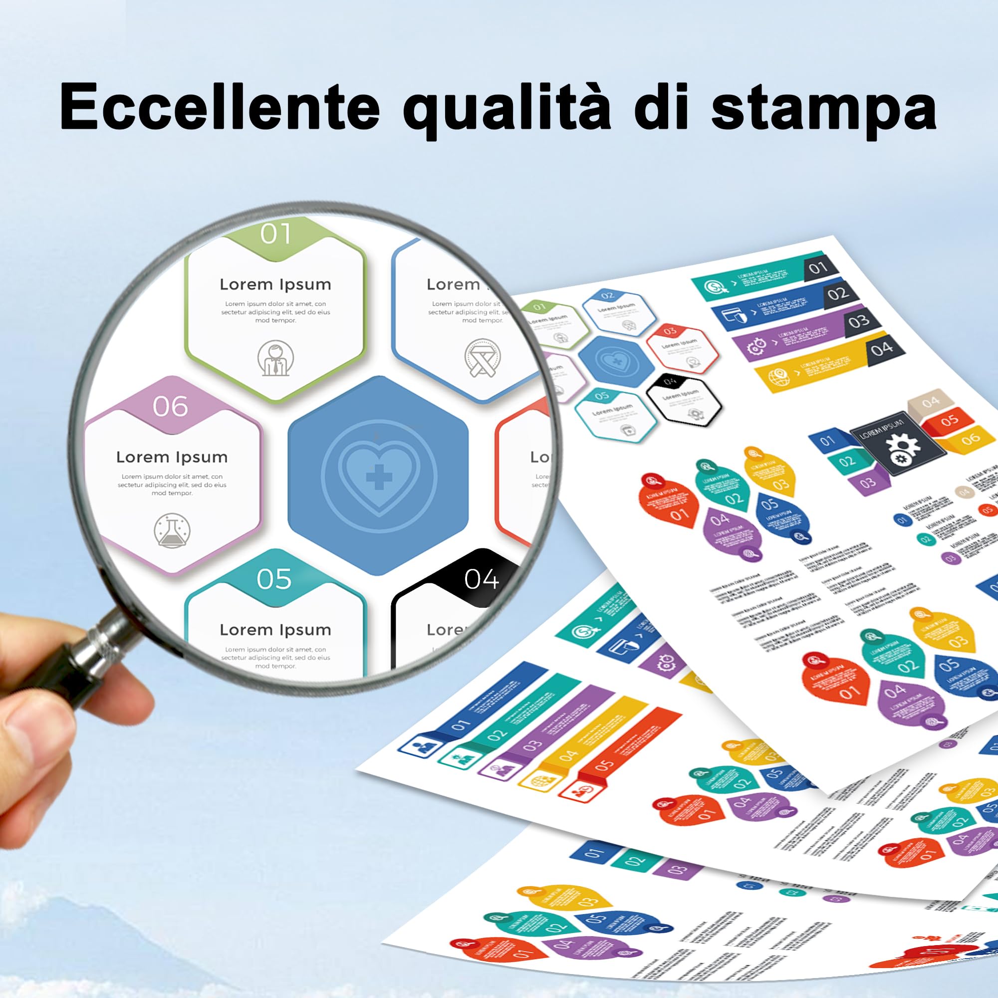 Uiprint 34XL Cartuccia d'inchiostro compatibile 34 XL per WF3725DWF WF3720DWF WF-3725DWF WF-3720DWF WF3725 WF3720 3720DWF 3725DWF(5-Pack)