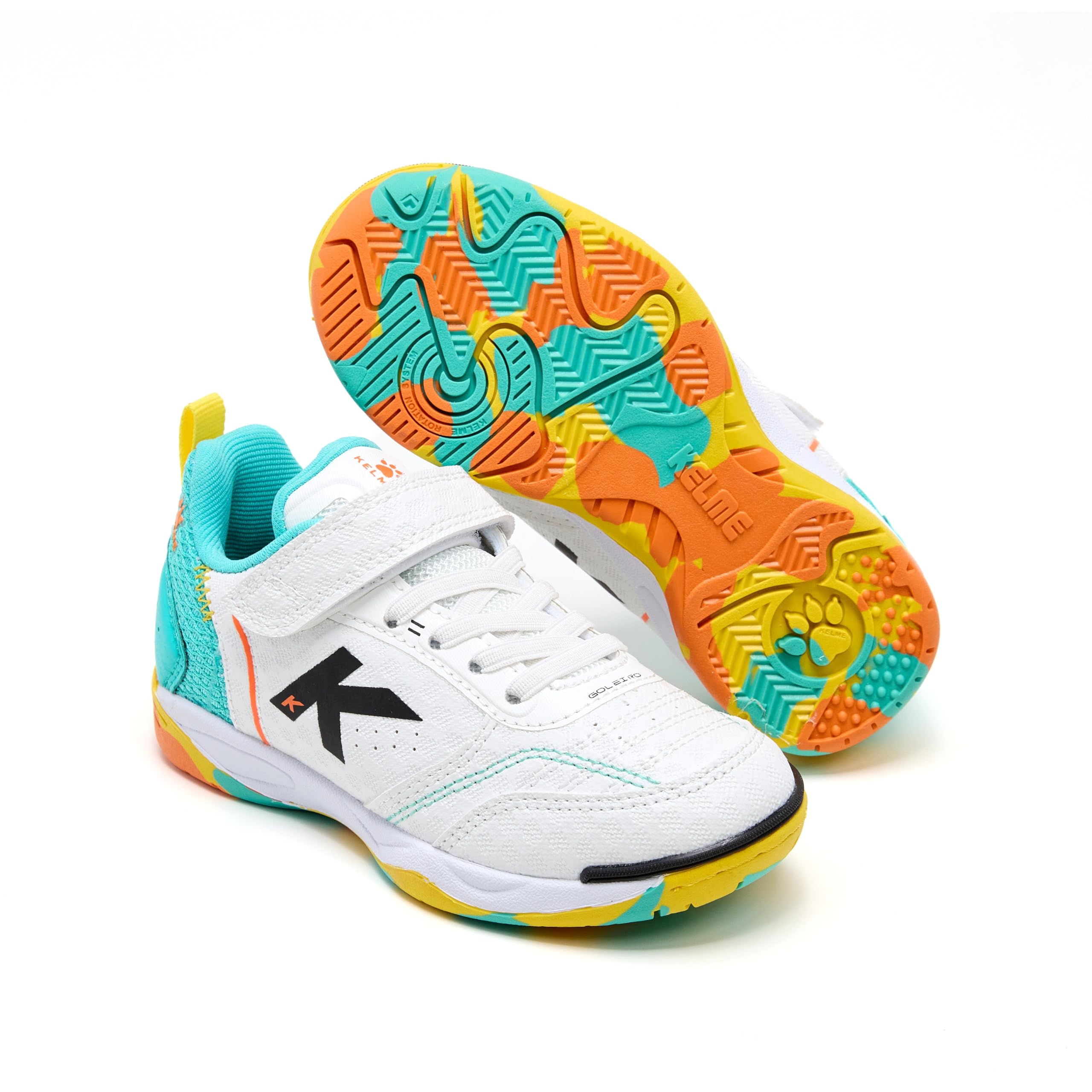KELME Zapatilla De Niño Goleiro Elastic Indoor Blanco