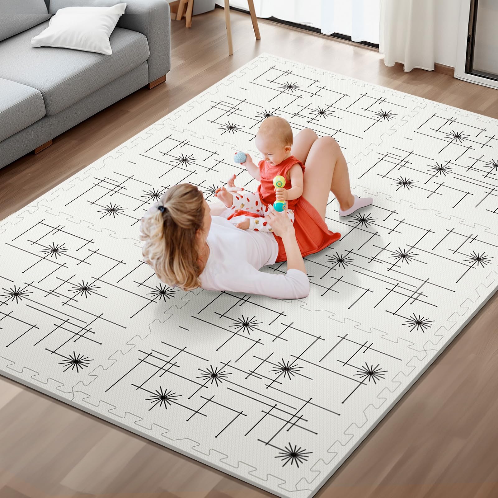 Baby Foam Play Mat, 72''x 48'' Floor Mats for Kids, Toddler Play Mat