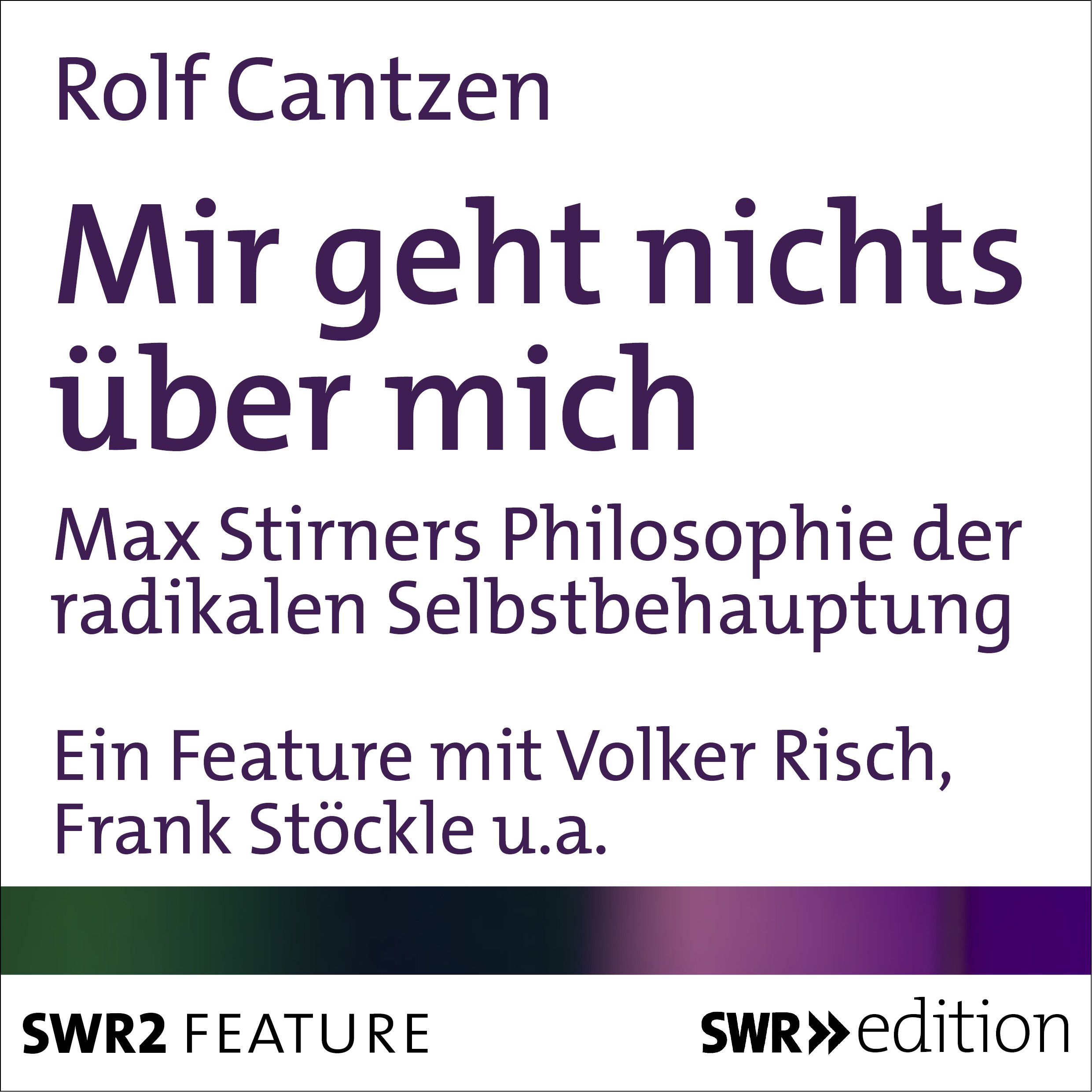 Mir geht nichts über mich