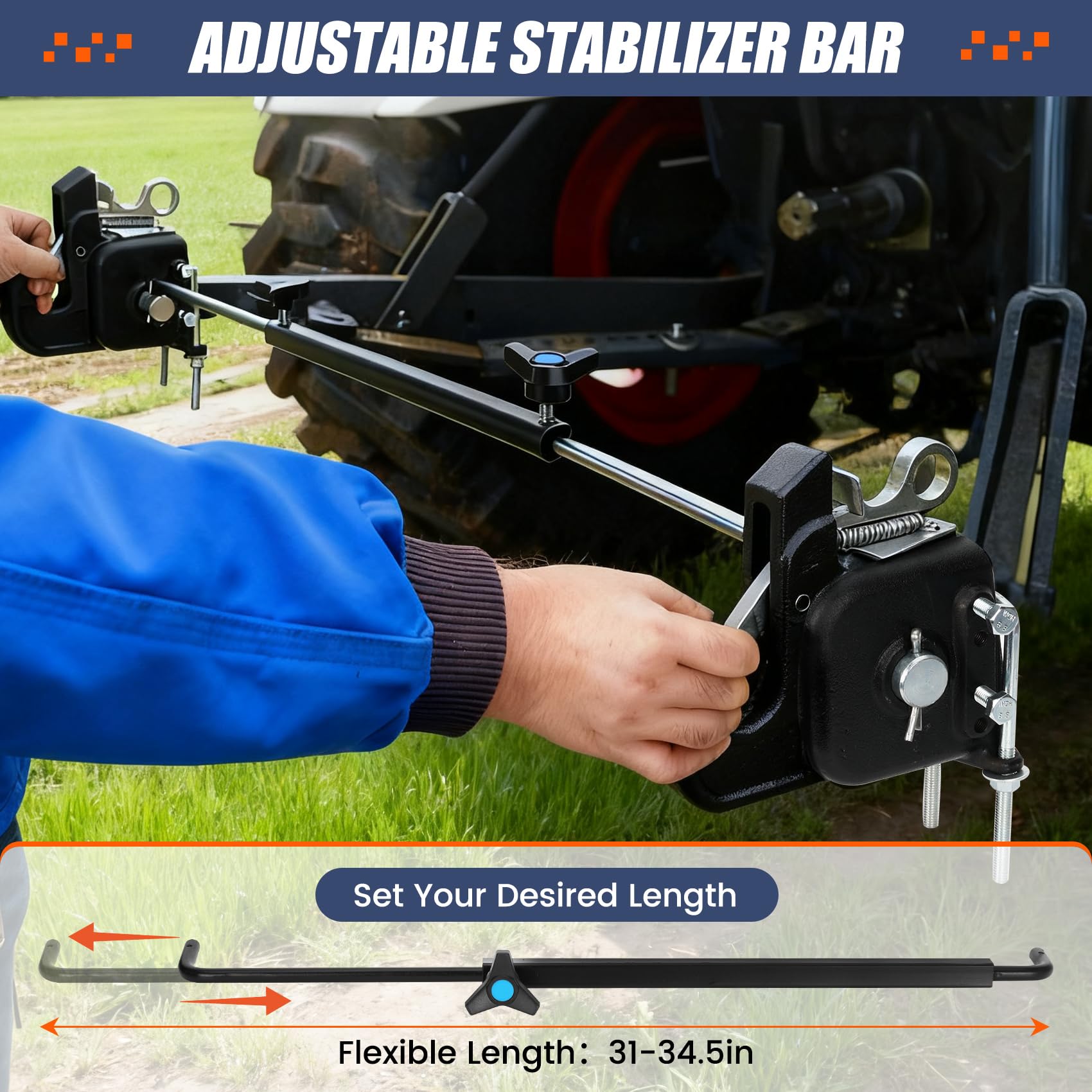 Tia　ショート3点 Amazon.com: Cat2 Tractor Easy Change Quick Hitch System, 3-Point