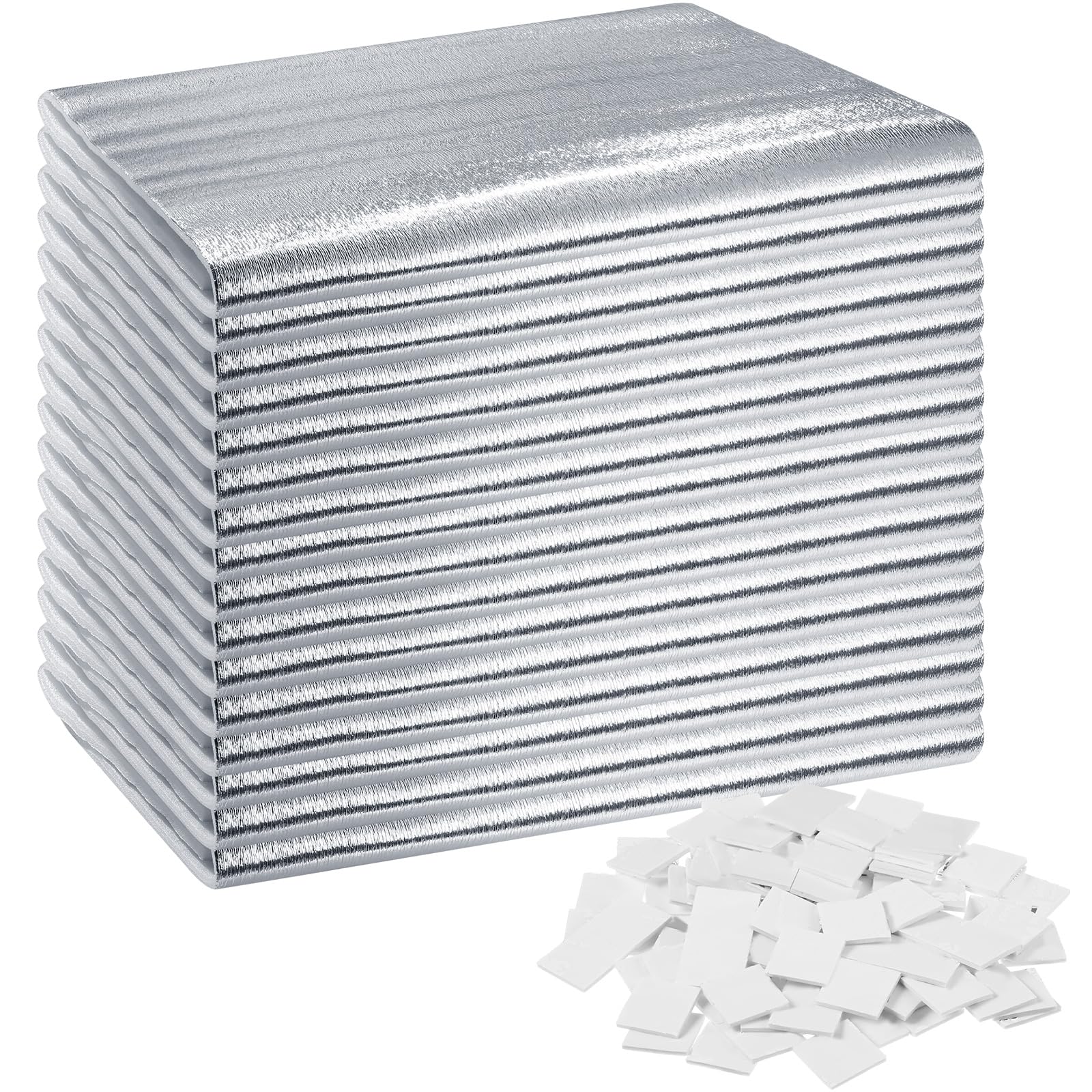 Frienda Garage Door Insulation Set 24 x 48 Inch White Foam Core