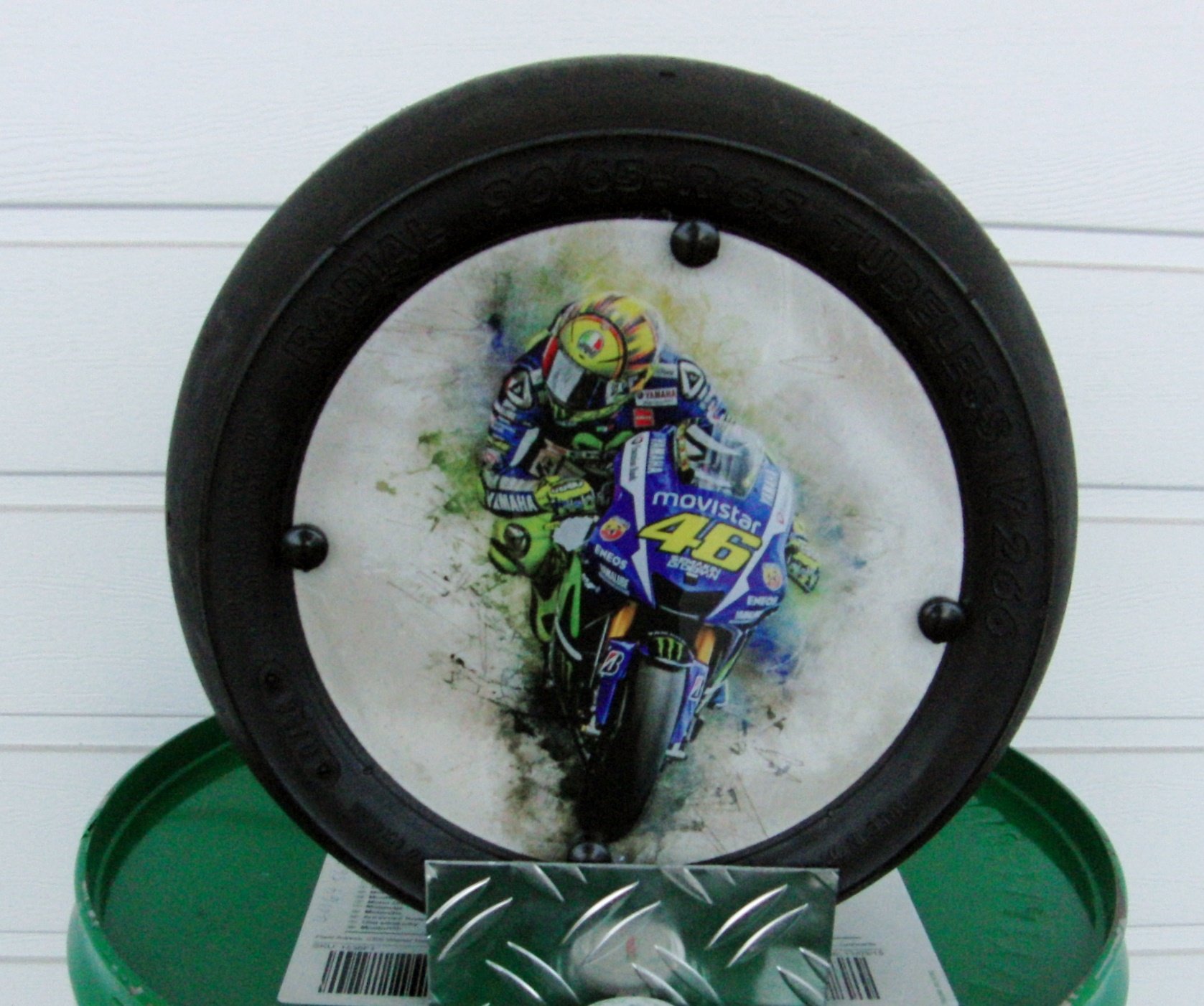 Rossi "Art" VR 46 Moto GP "Minislick" Motorsport Geschenk,