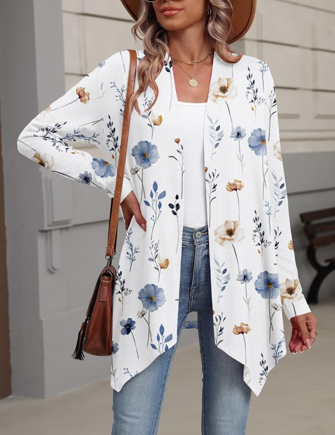 Zeagoo Womens Cardigan Long Sleeve Lightweight Cardigan Draped Open Front Loose Casual 2026 Fashion Clothing - Image 3