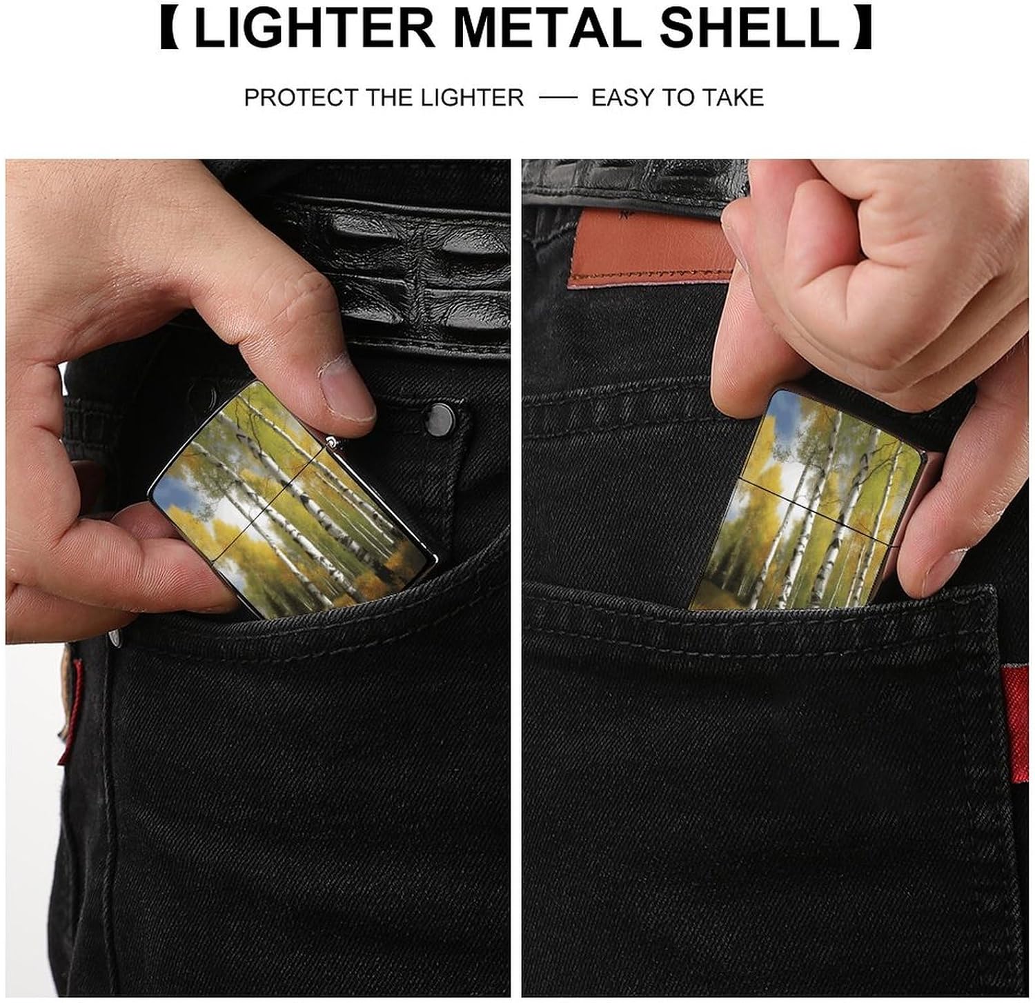 Birch Trees Lighter Case Cover Lighter Shell