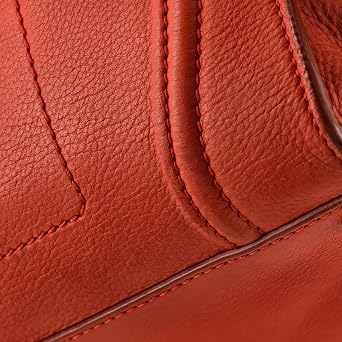 Pre-Loved Phantom Bag Grainy Leather Medium, Orange