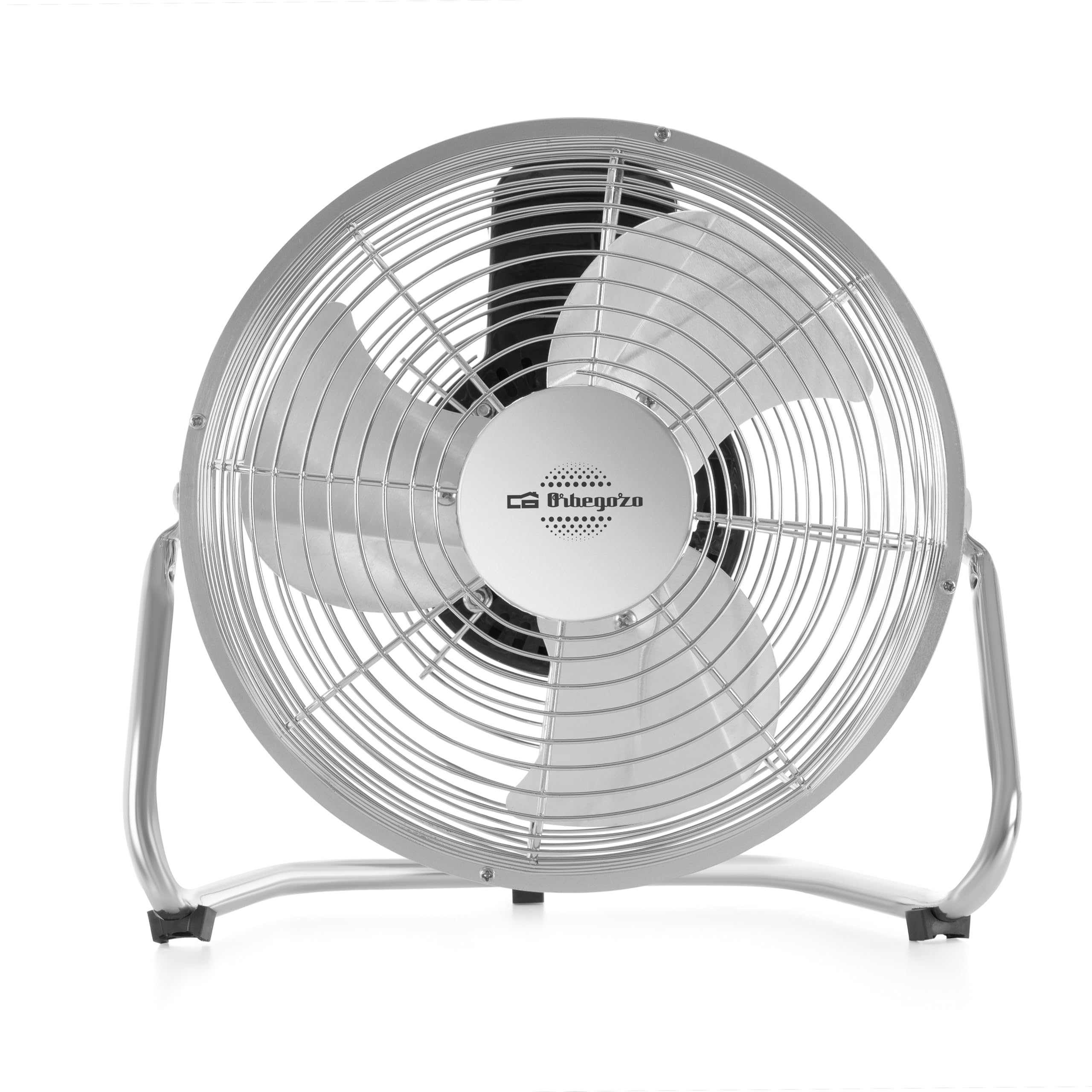 Orbegozo PW 1321 - Ventilador industrial Power Fan, inclinación regulable, 3 velocidades de ventilación, cabezal orientable, sistema antivuelco, asa de transporte, 50 W